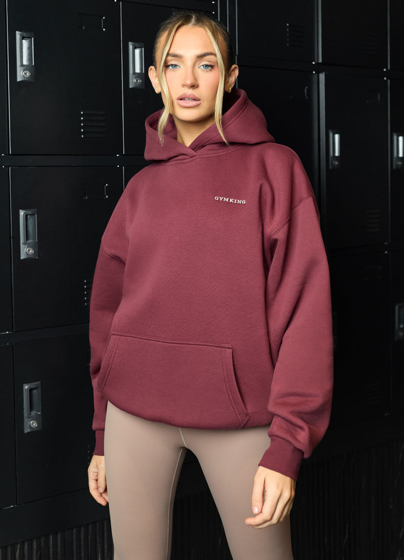 Gym King 365 Relaxed Fit Hood - Burgundy