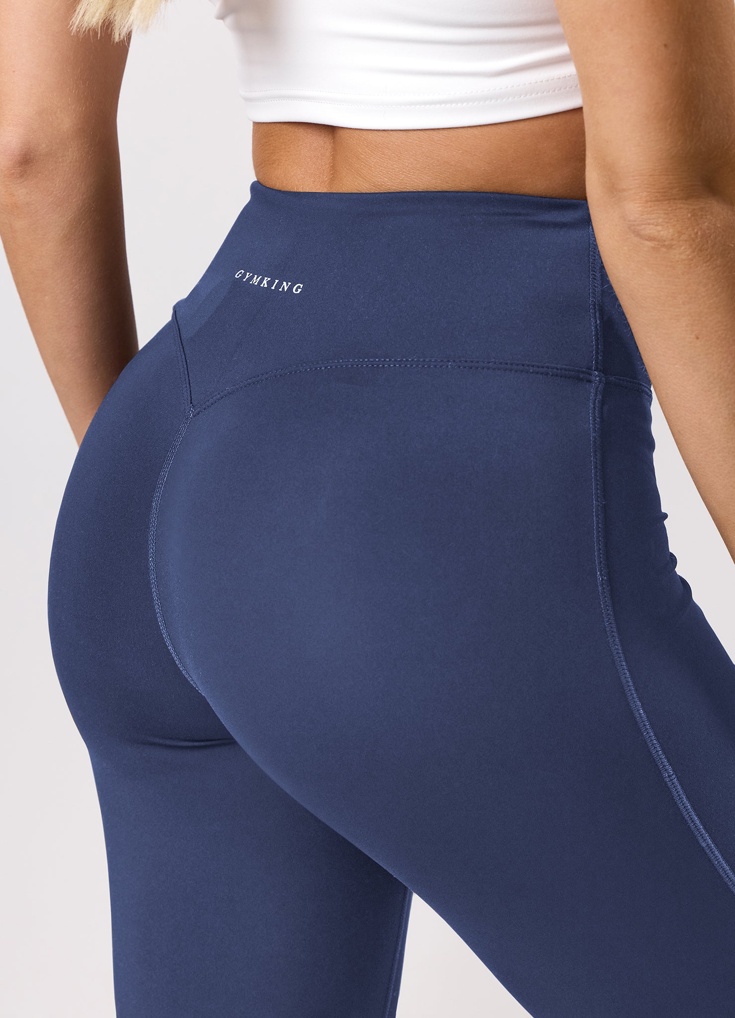 Gym King 365 Capri Legging - Slate Blue