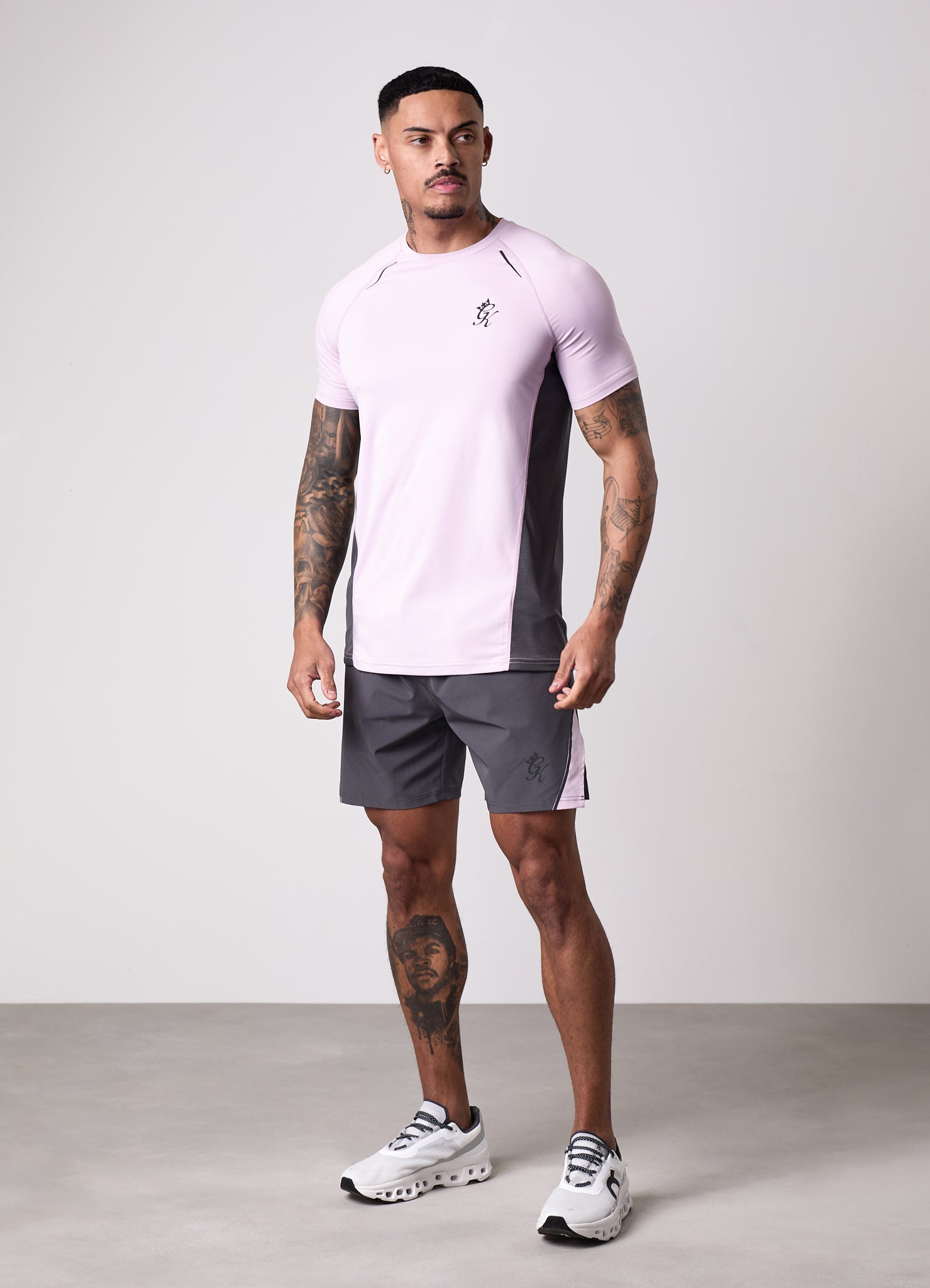 Gym King Flex 2.0 Short - Graphite/Dusky Lilac