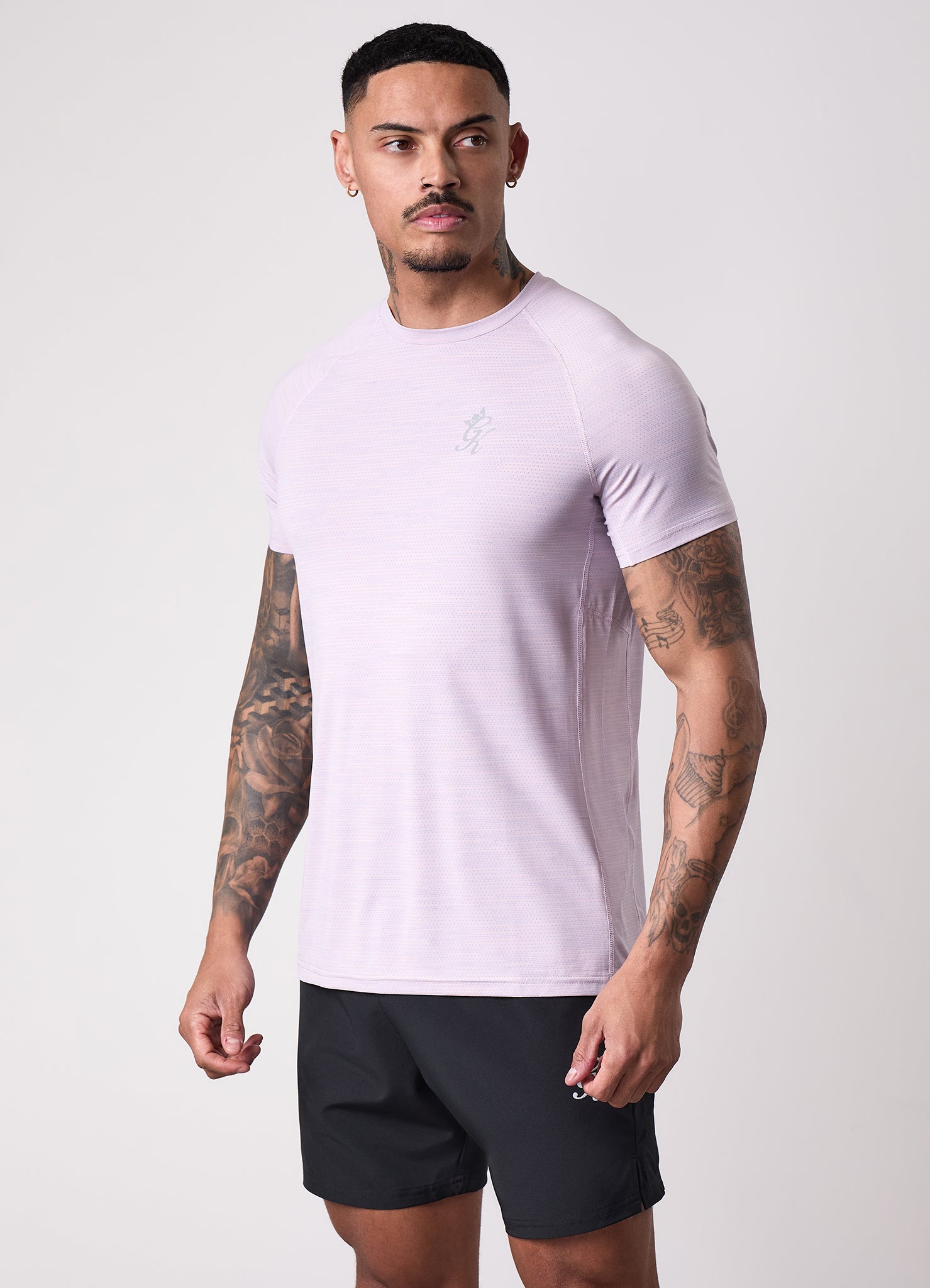 Gym King Energy Grindle Tee - Dusky Lilac Grindle