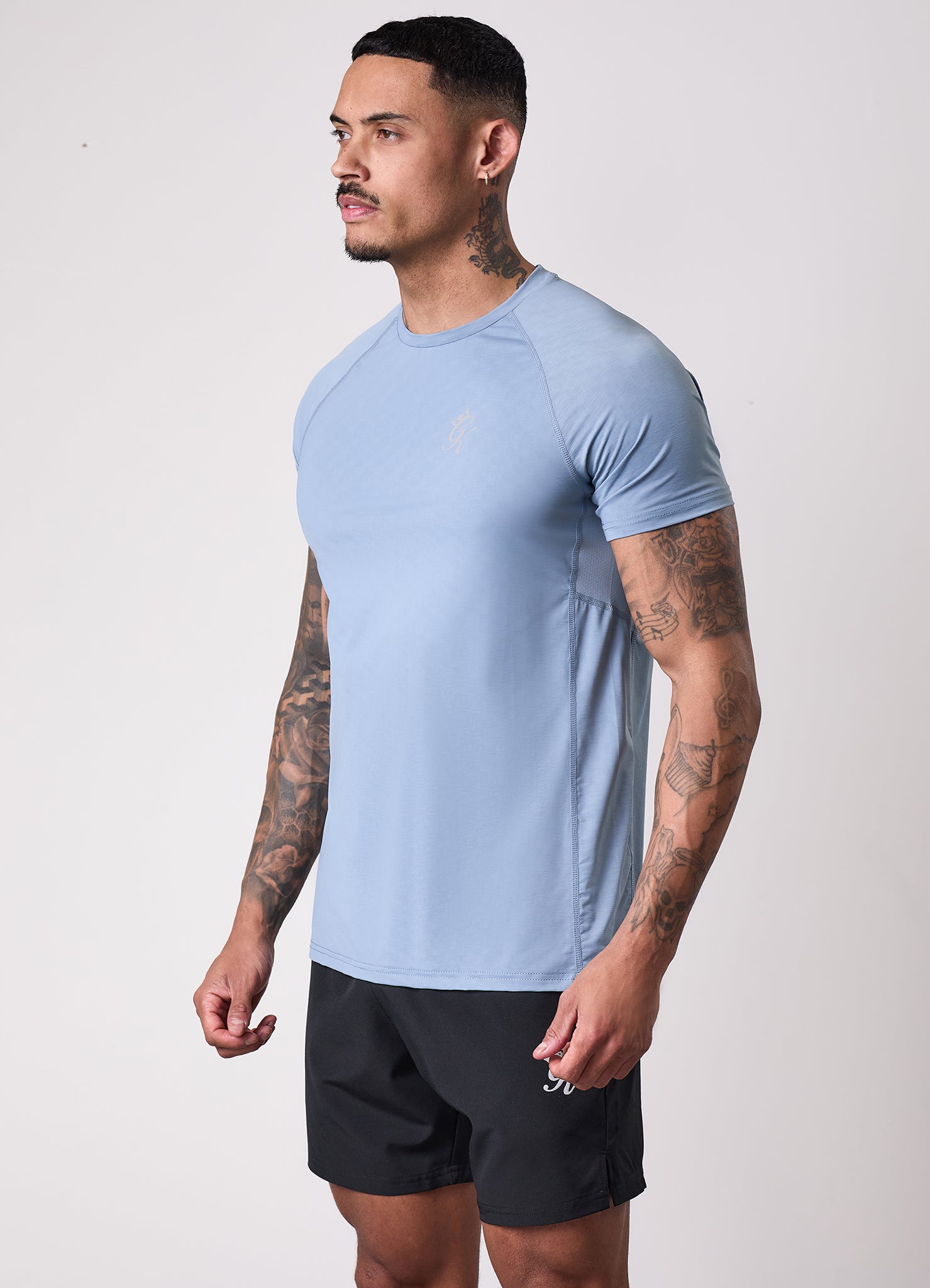 Gym king Energy Texture Tee - Dusk Blue