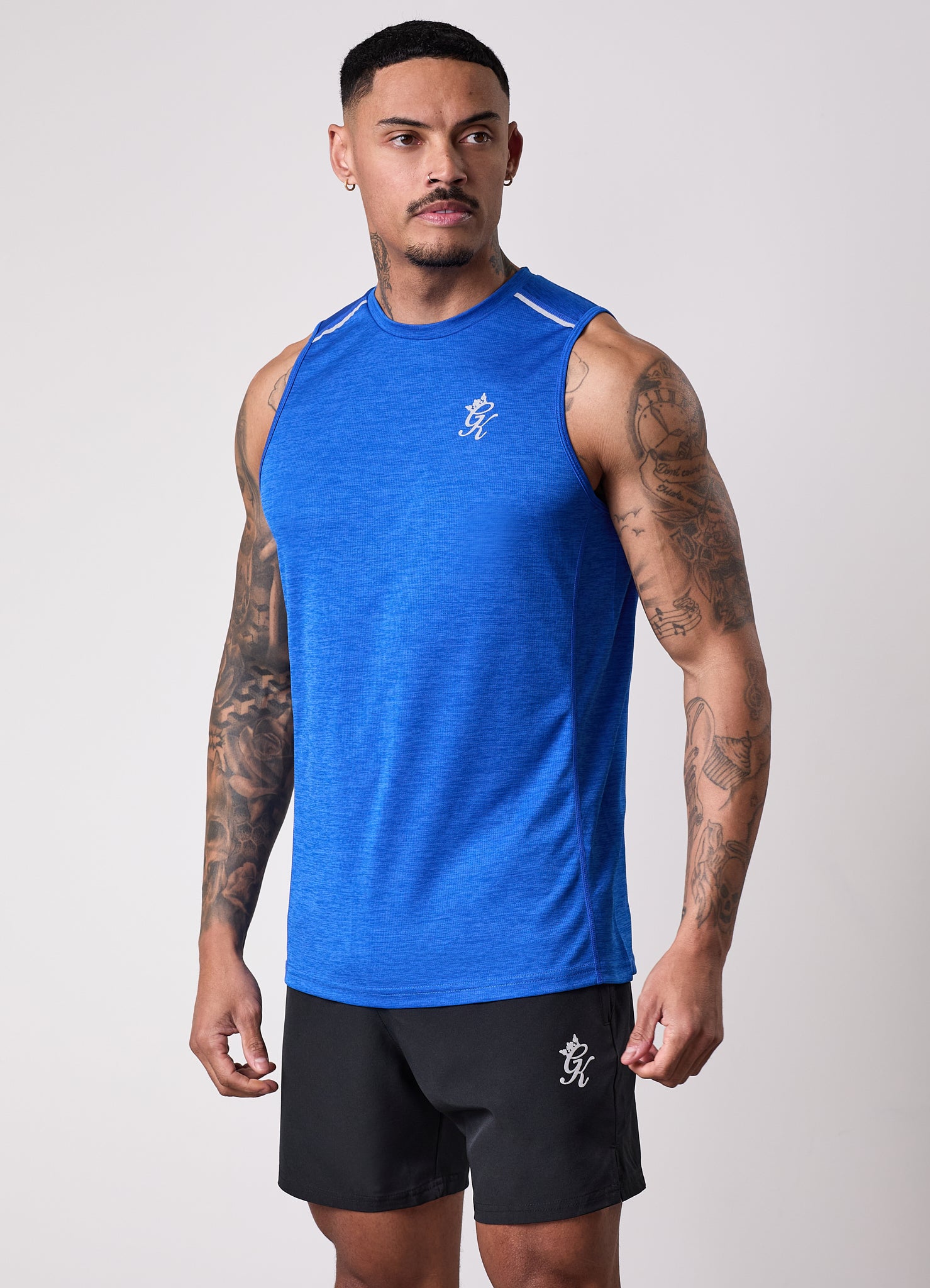 Gym King Element Vest - Sonic Blue