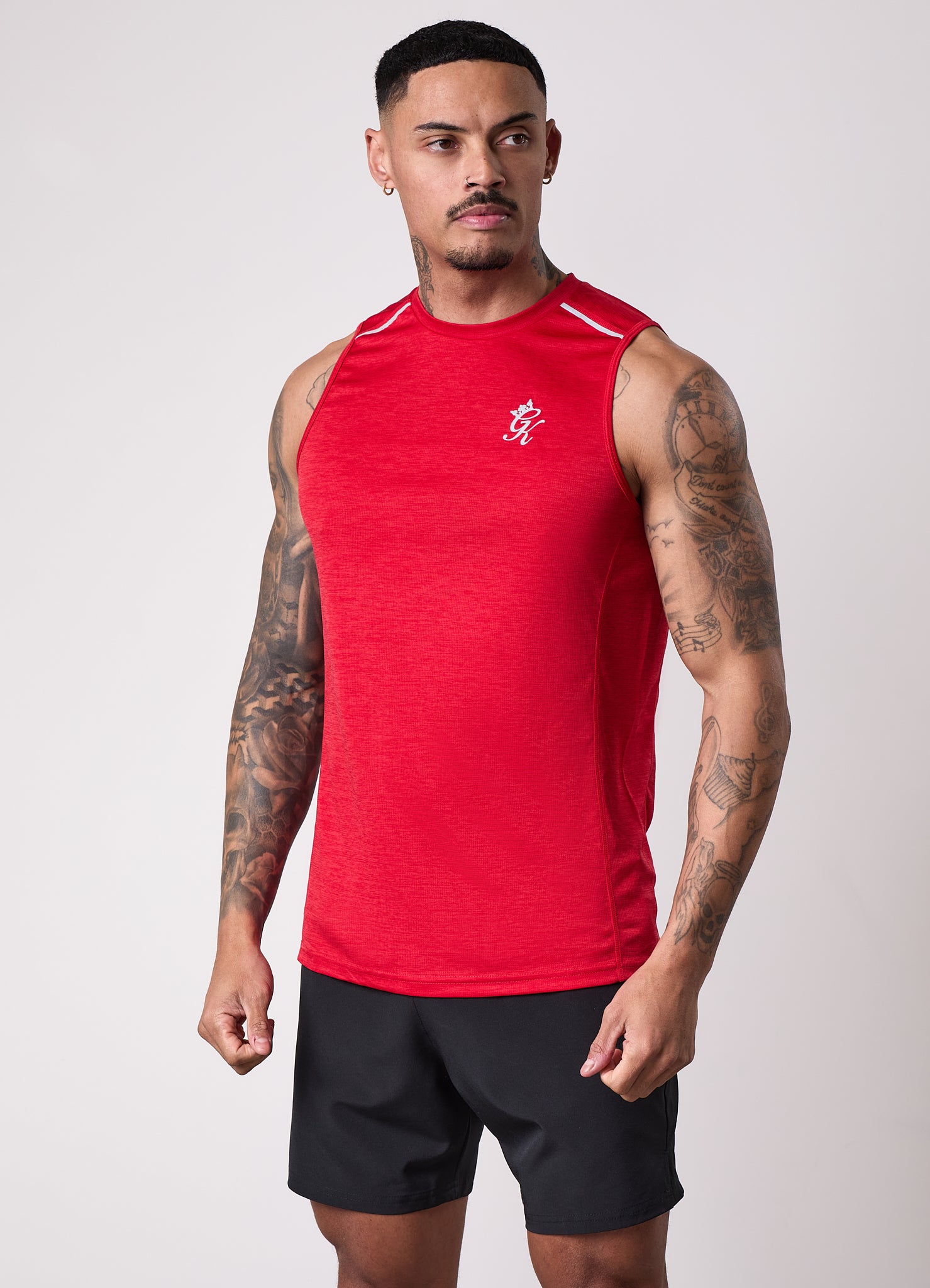 Gym King Element Vest - Pepper Red Marl