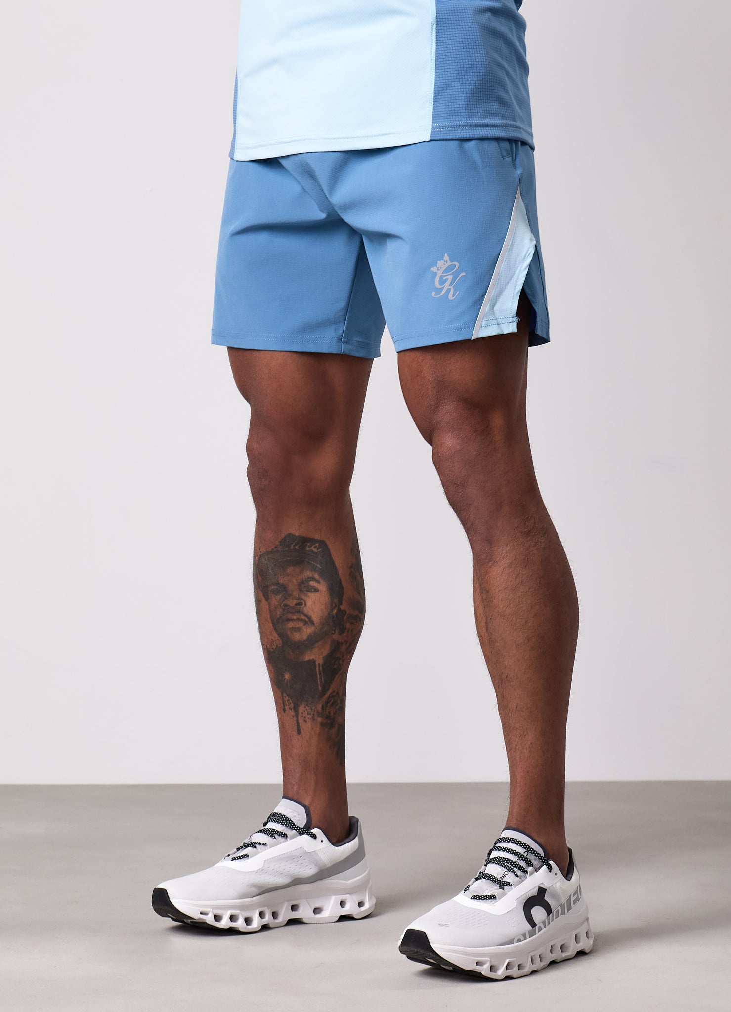 Gym King Flex 2.0 Short - Iced Aqua/Coastal Blue
