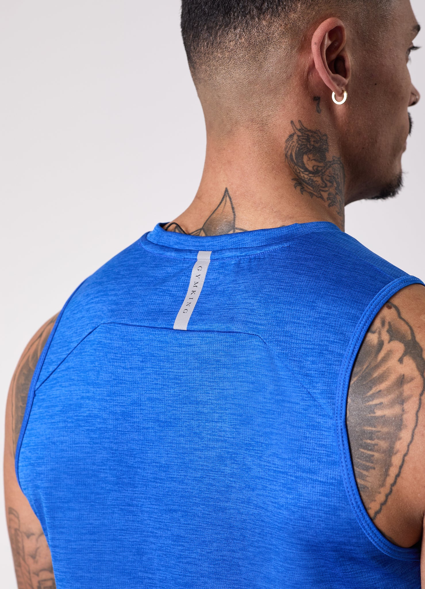 Gym King Element Vest - Sonic Blue
