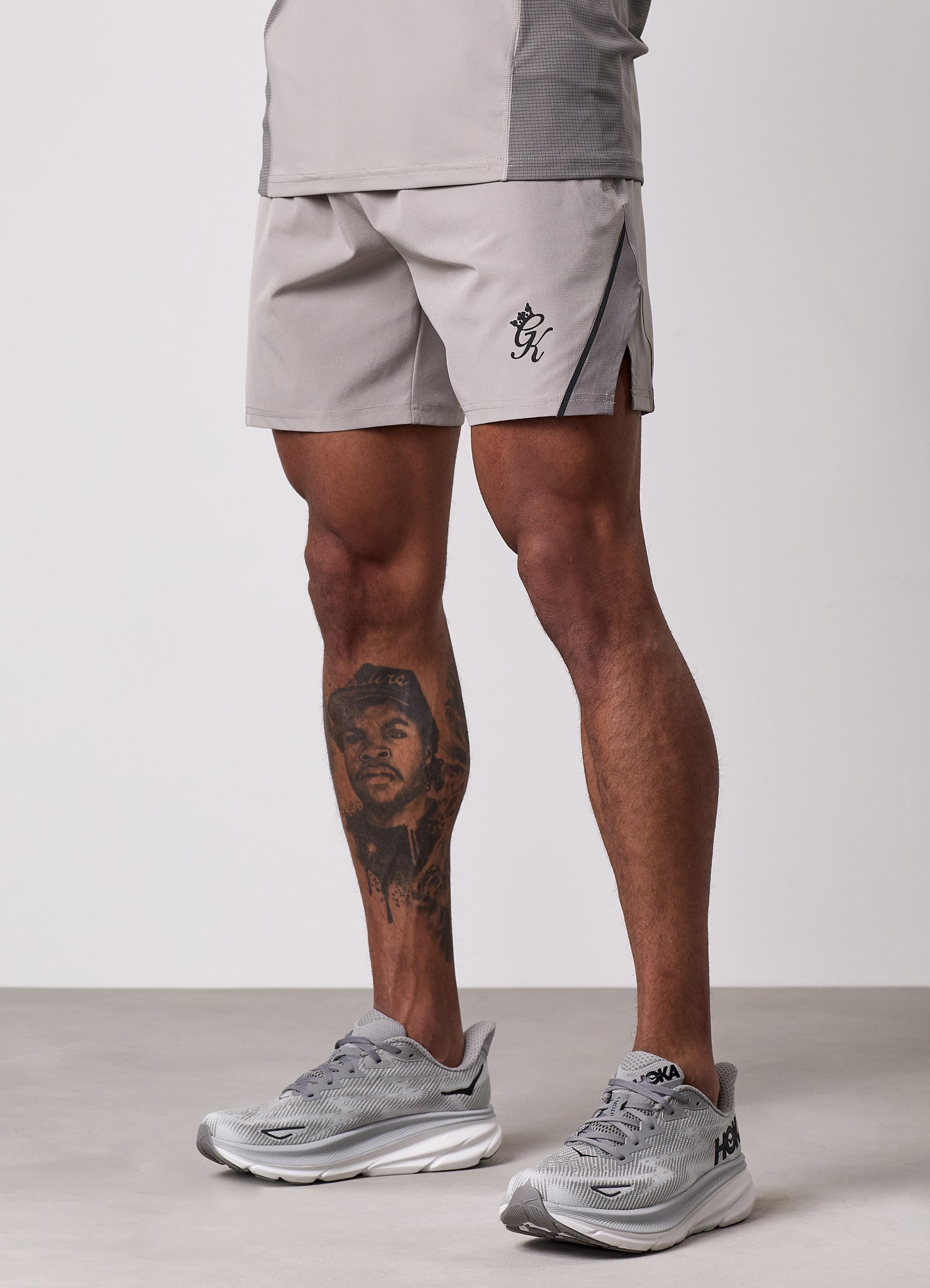 Gym King Flex 2.0 Short - Storm Grey/Taupe