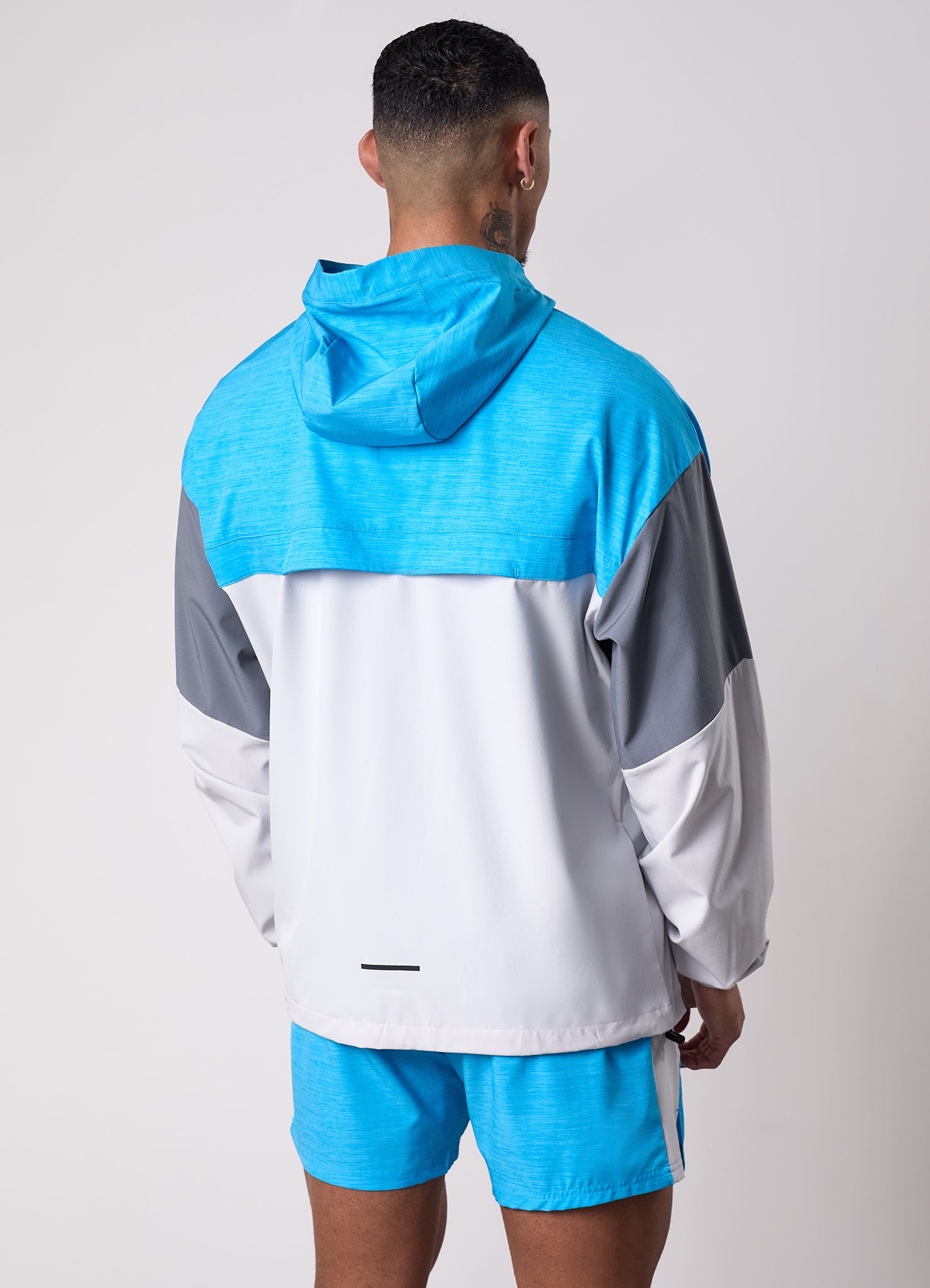 Gym King Vision Full Zip Hood Tracksuit - Portofino Blue