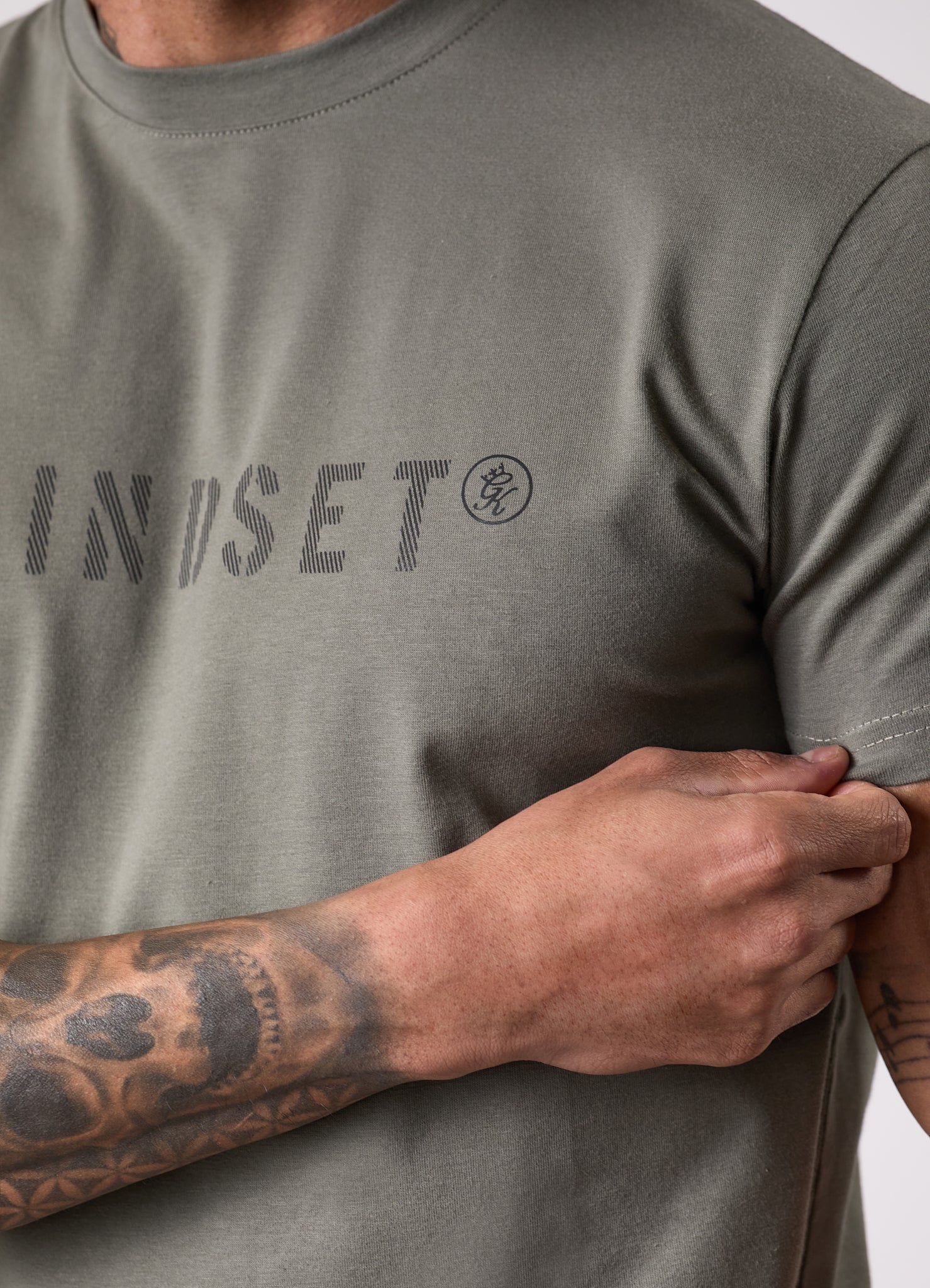 Gym King Mindset Tee - Khaki