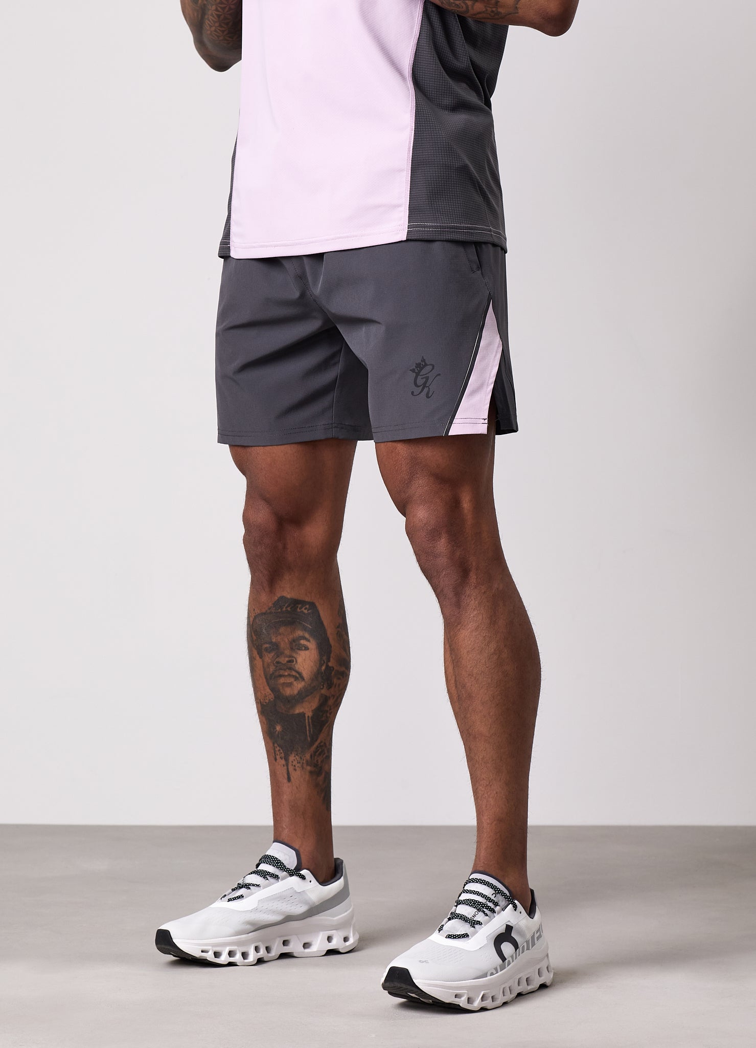 Gym King Flex 2.0 Short - Graphite/Dusky Lilac