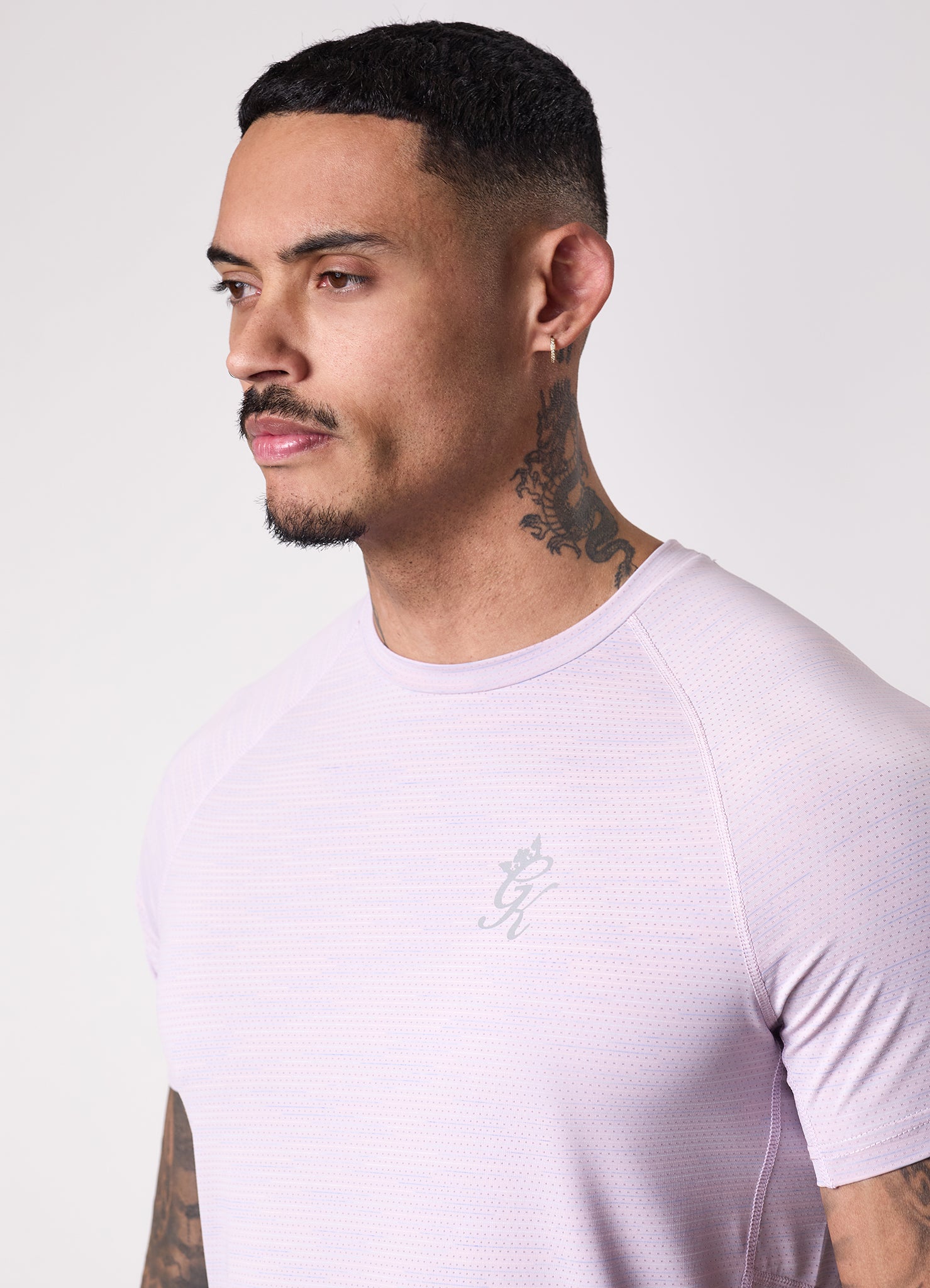 Gym King Energy Grindle Tee - Dusky Lilac Grindle