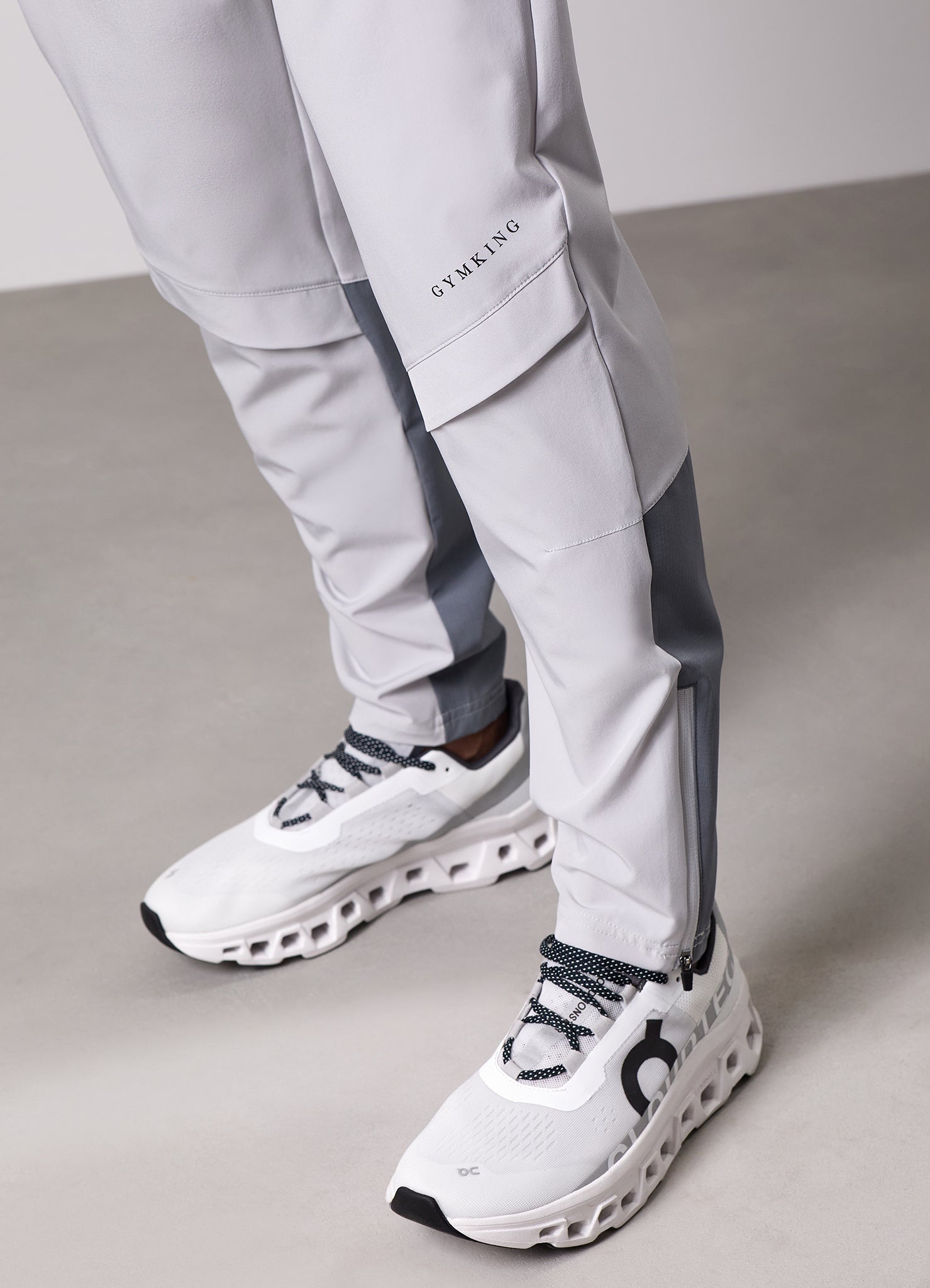 Gym King Vision Full Zip Hood Tracksuit - Portofino Blue