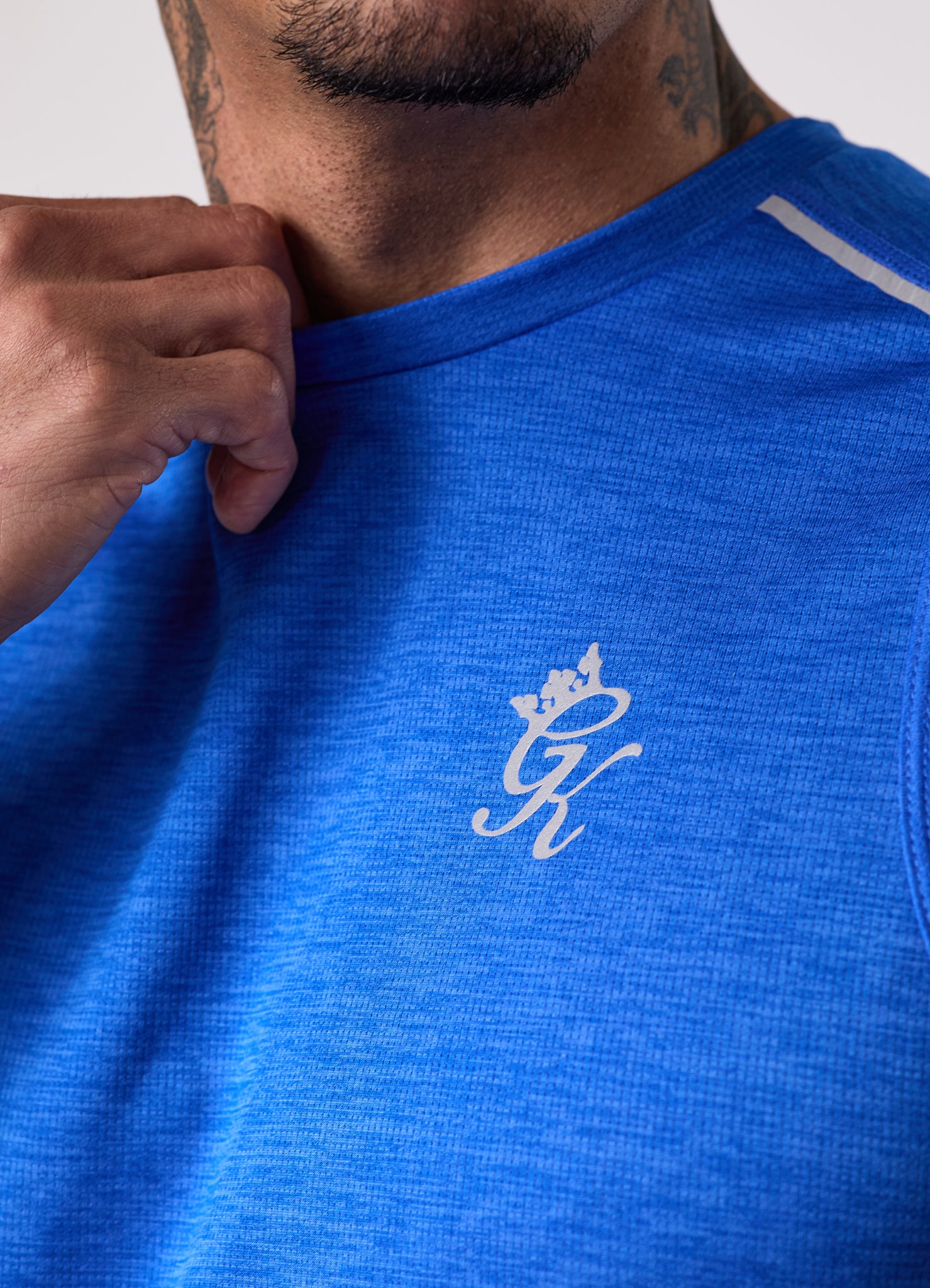Gym King Element Vest - Sonic Blue