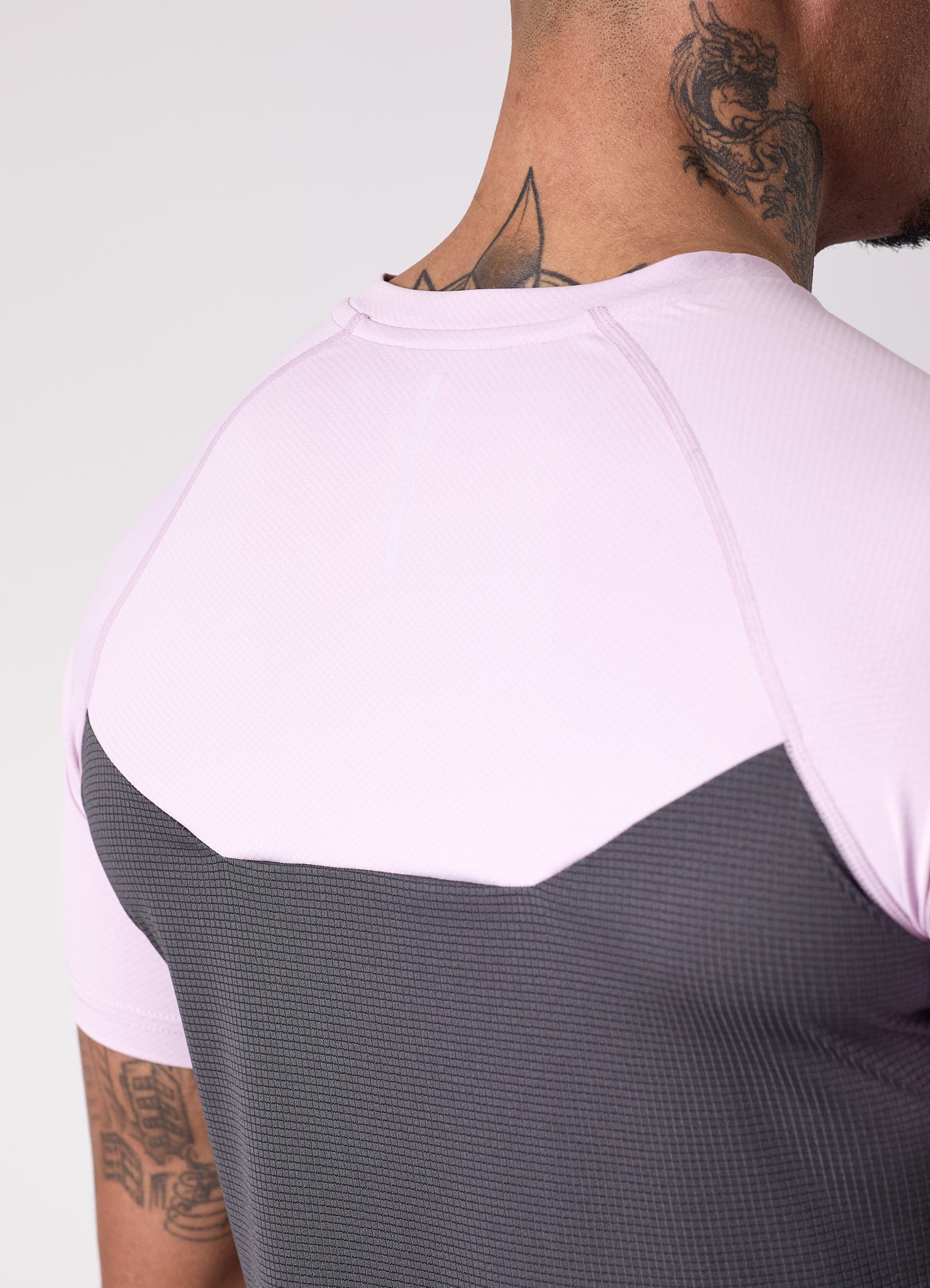 Gym King Flex 2.0 Tee - Dusky Lilac/Graphite