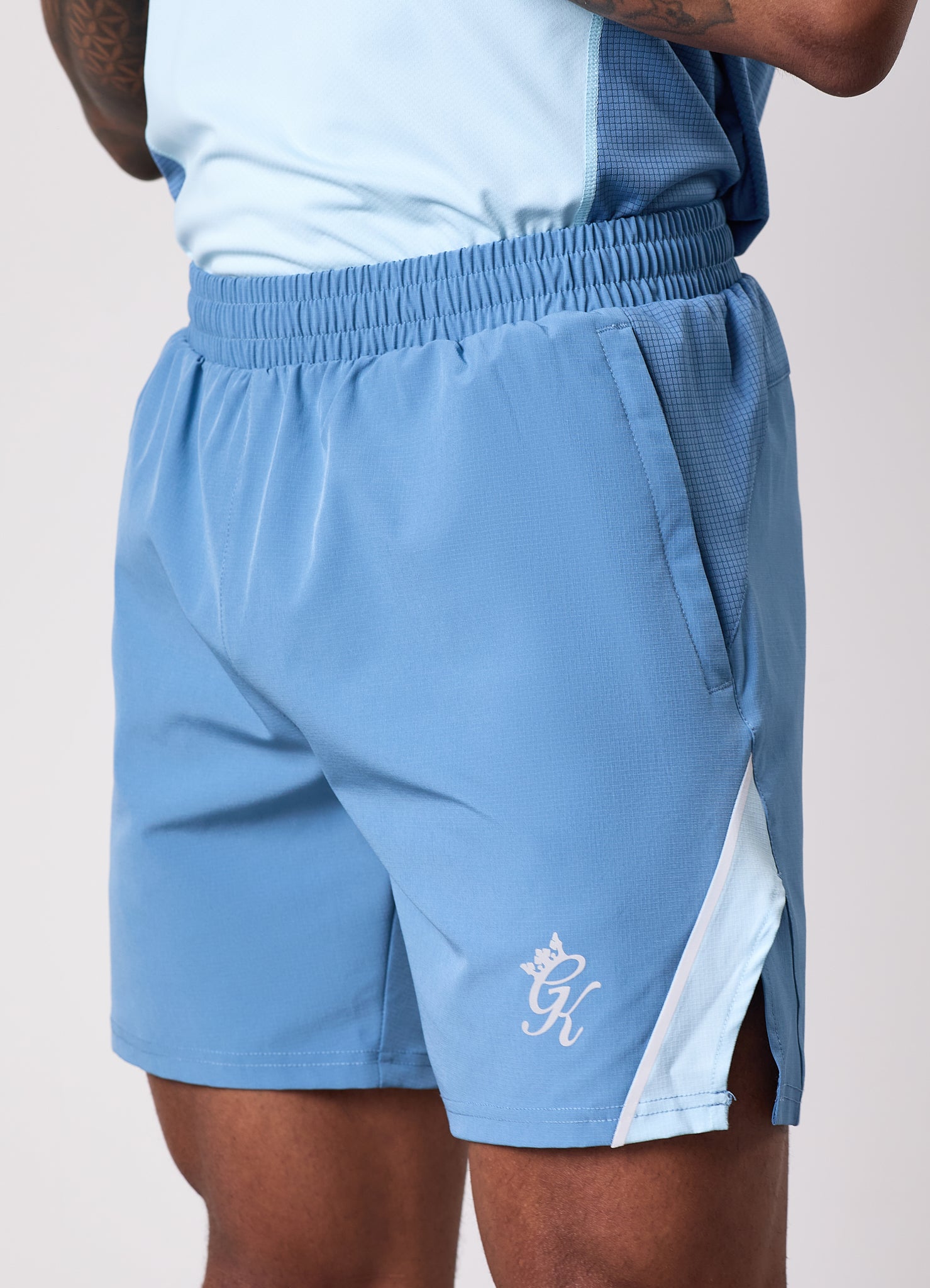Gym King Flex 2.0 Short - Iced Aqua/Coastal Blue