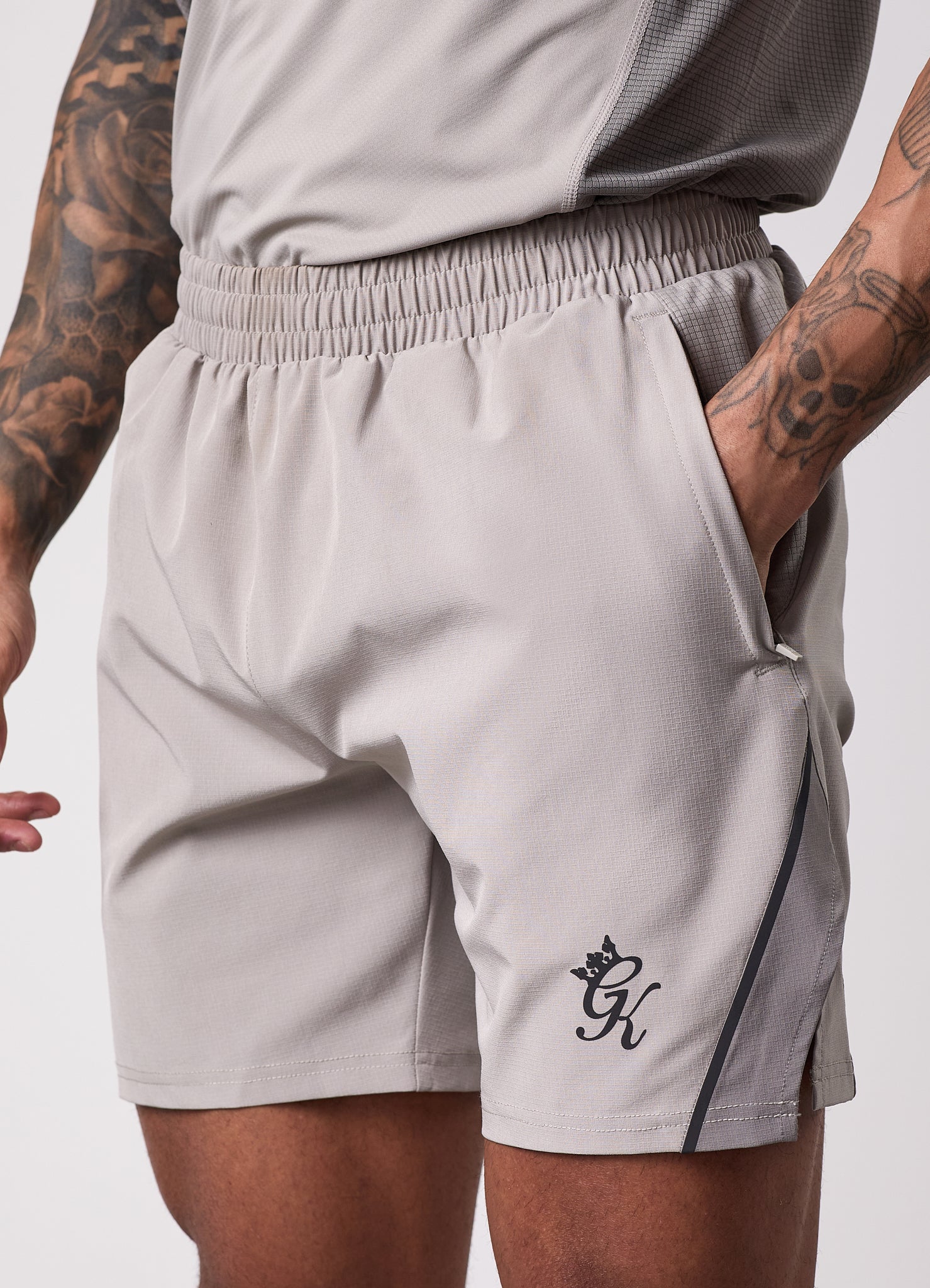 Gym King Flex 2.0 Short - Storm Grey/Taupe