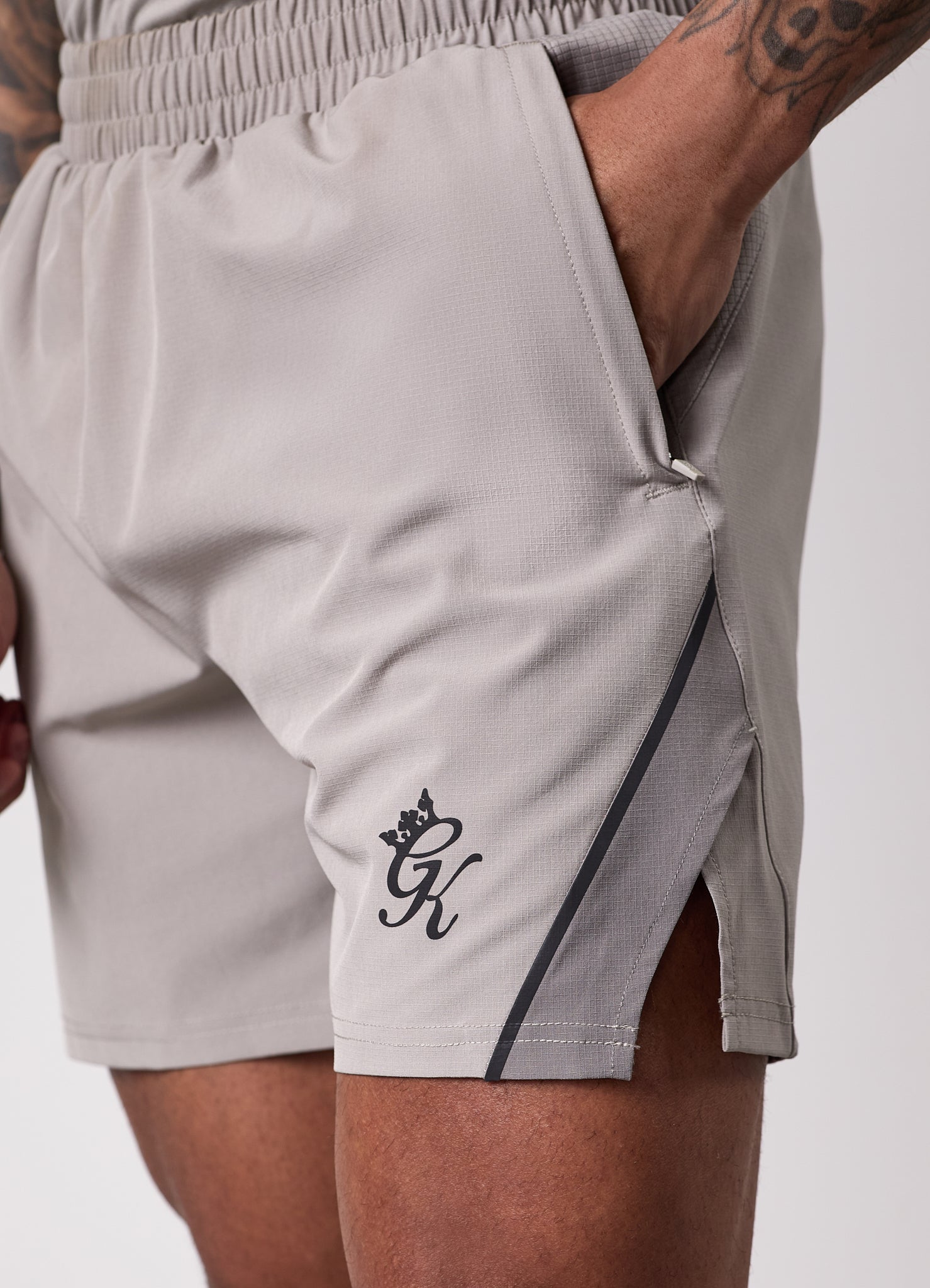 Gym King Flex 2.0 Short - Storm Grey/Taupe