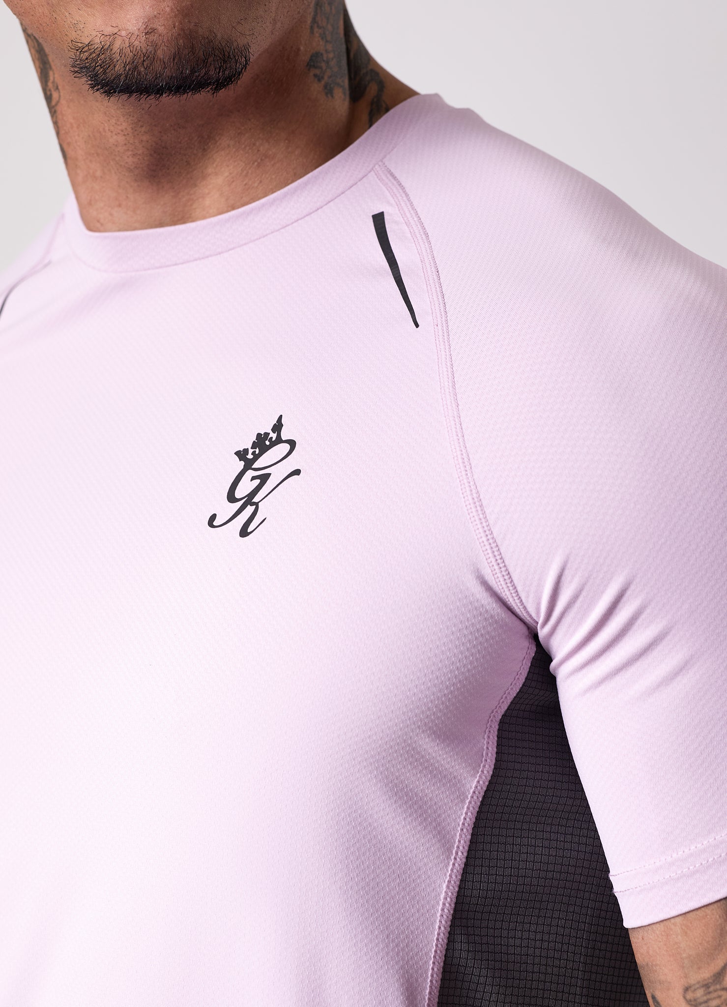 Gym King Flex 2.0 Tee - Dusky Lilac/Graphite