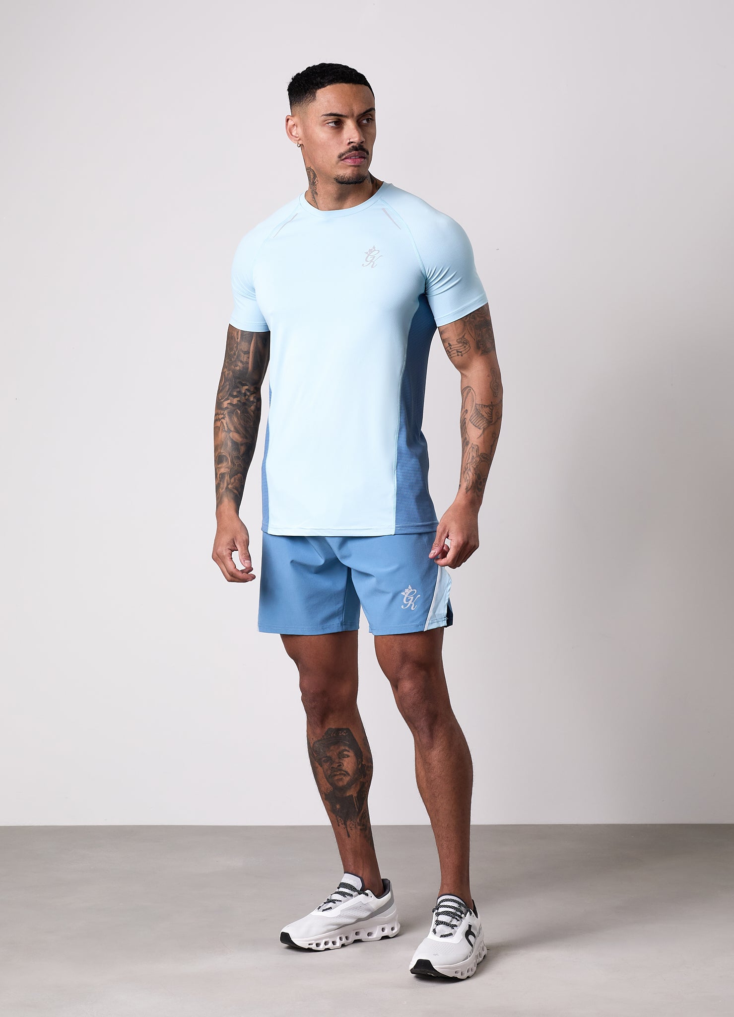 Gym King Flex 2.0 Short - Iced Aqua/Coastal Blue