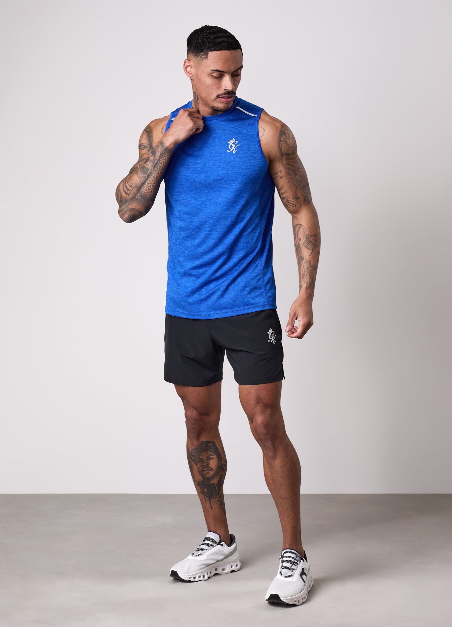 Gym King Element Vest - Sonic Blue