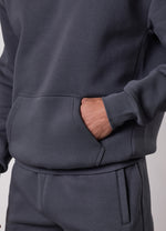 Gym King Fight Division Hood Tracksuit - Graphite