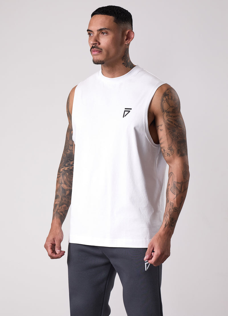 Gym King Fight Division Tank - White