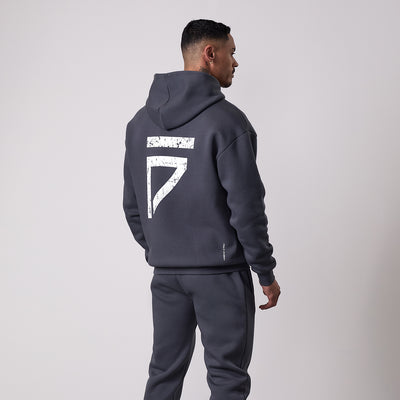 Gym King Fight Division Hood Tracksuit - Graphite