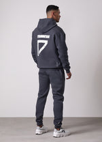 Gym King Fight Division Hood Tracksuit - Graphite