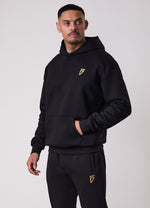 Gym King Fight Division Hood Tracksuit - Black