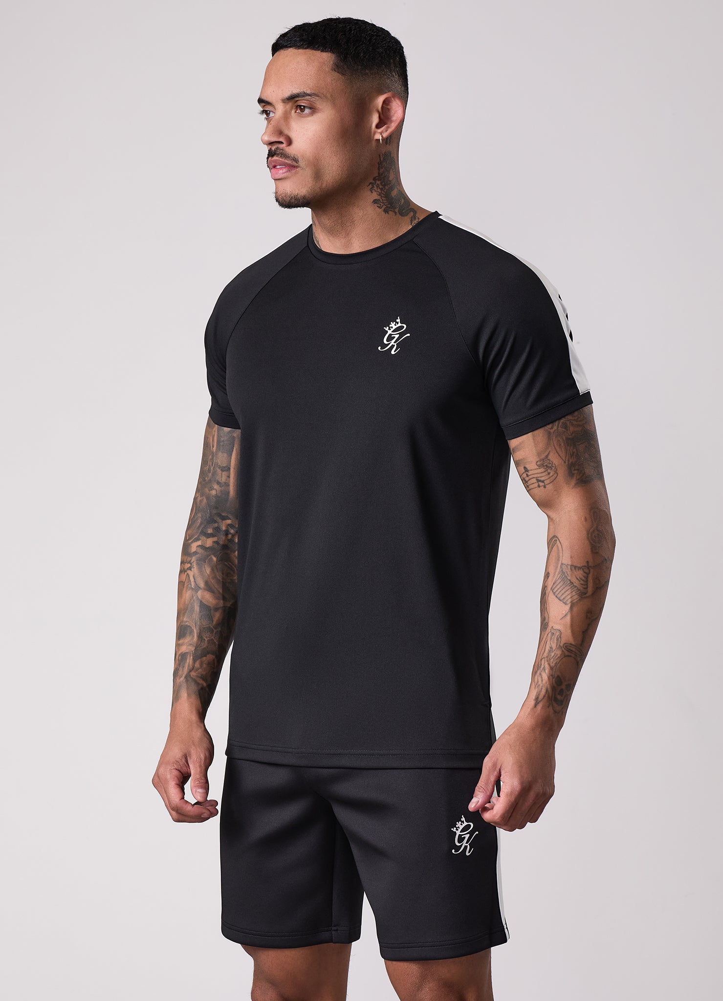 Gym King Core Plus Poly Tee - Black