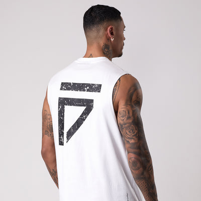 Gym King Fight Division Tank - White