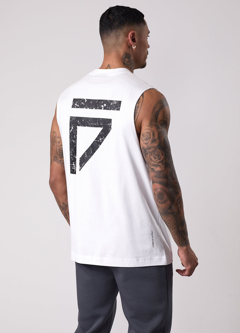 Gym King Fight Division Tank - White