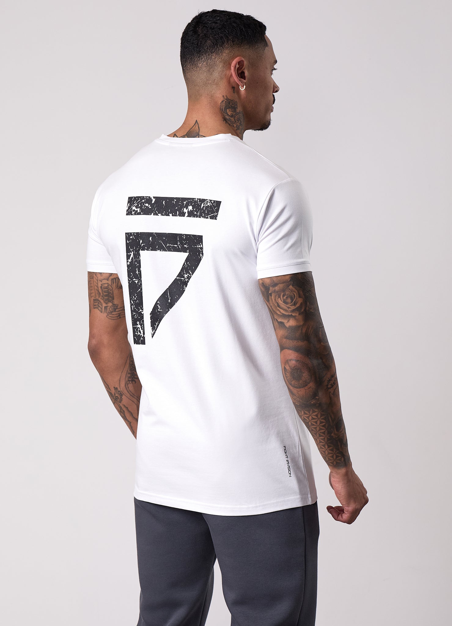 Gym King Fight Division Tee - White