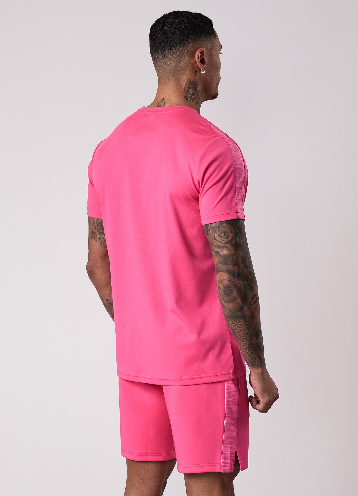 Gym King Core Plus Poly 2.0 Tee - Raspberry