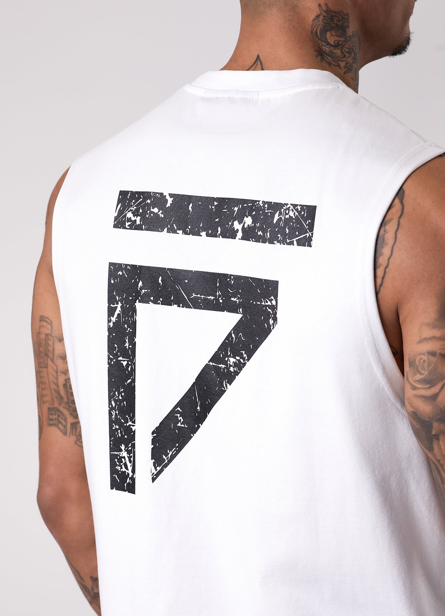 Gym King Fight Division Tank - White