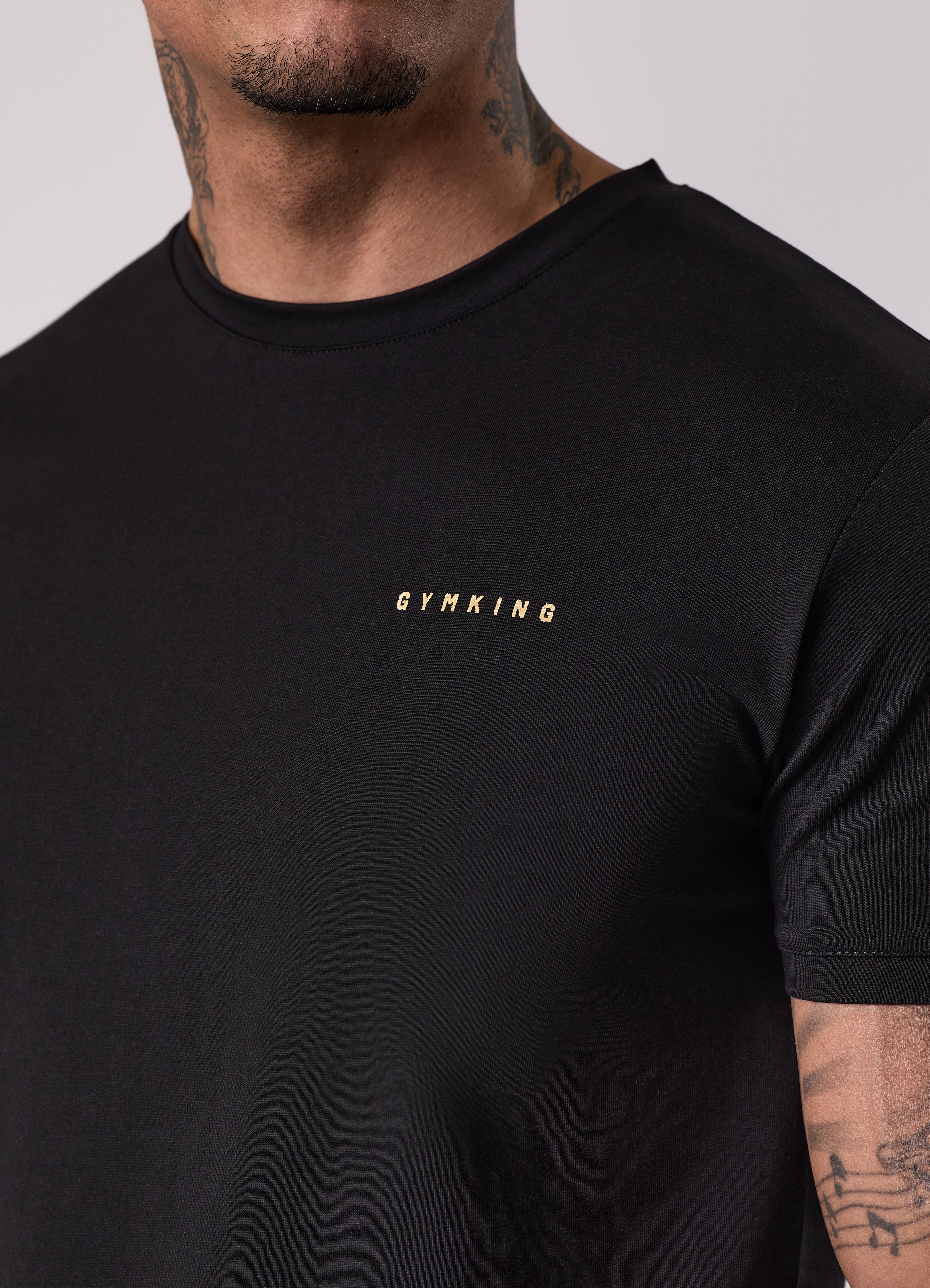 Gym King 10 Year Anniversary Tee - Black/Gold