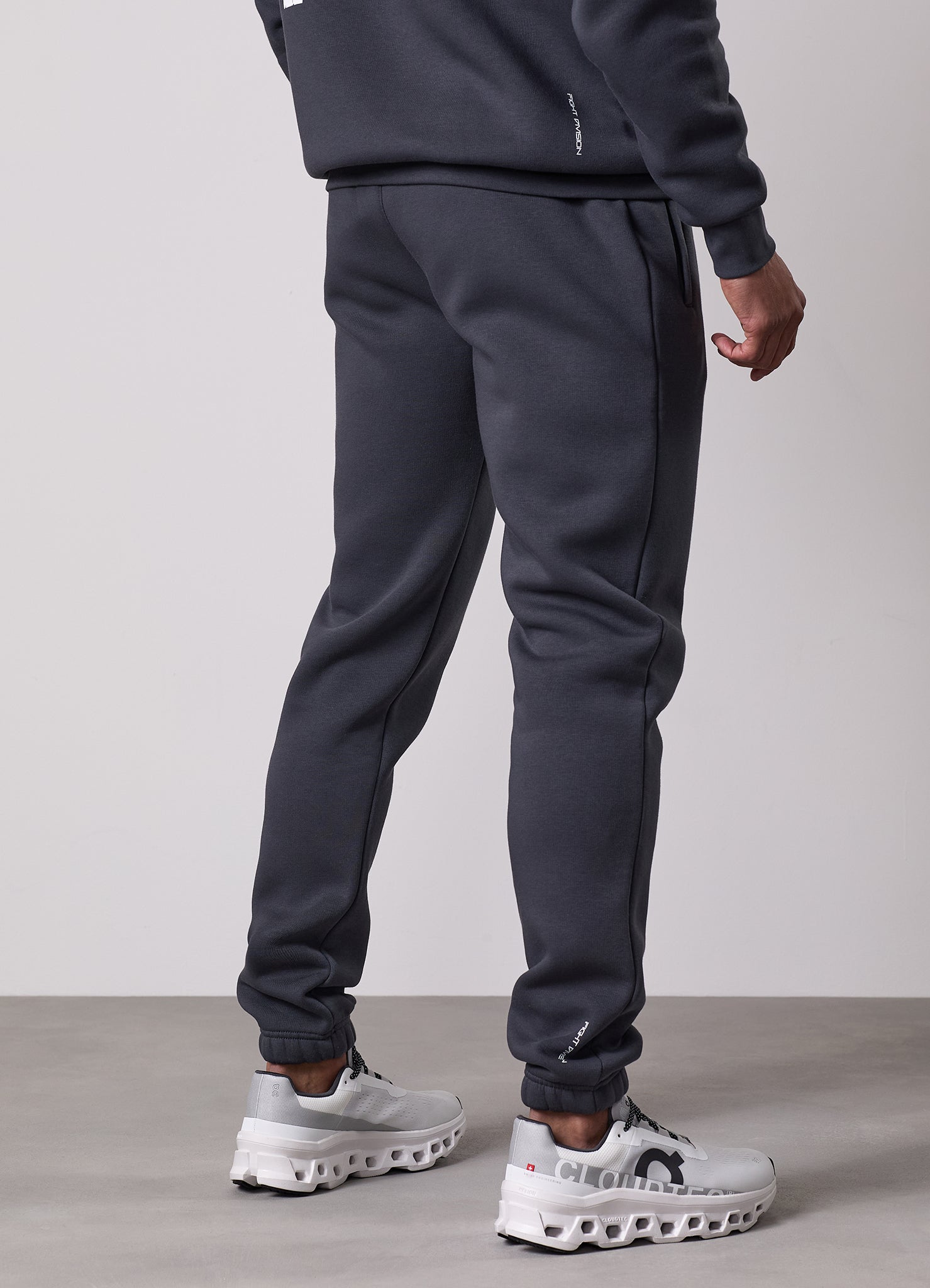 Gym King Fight Division Hood Tracksuit - Graphite