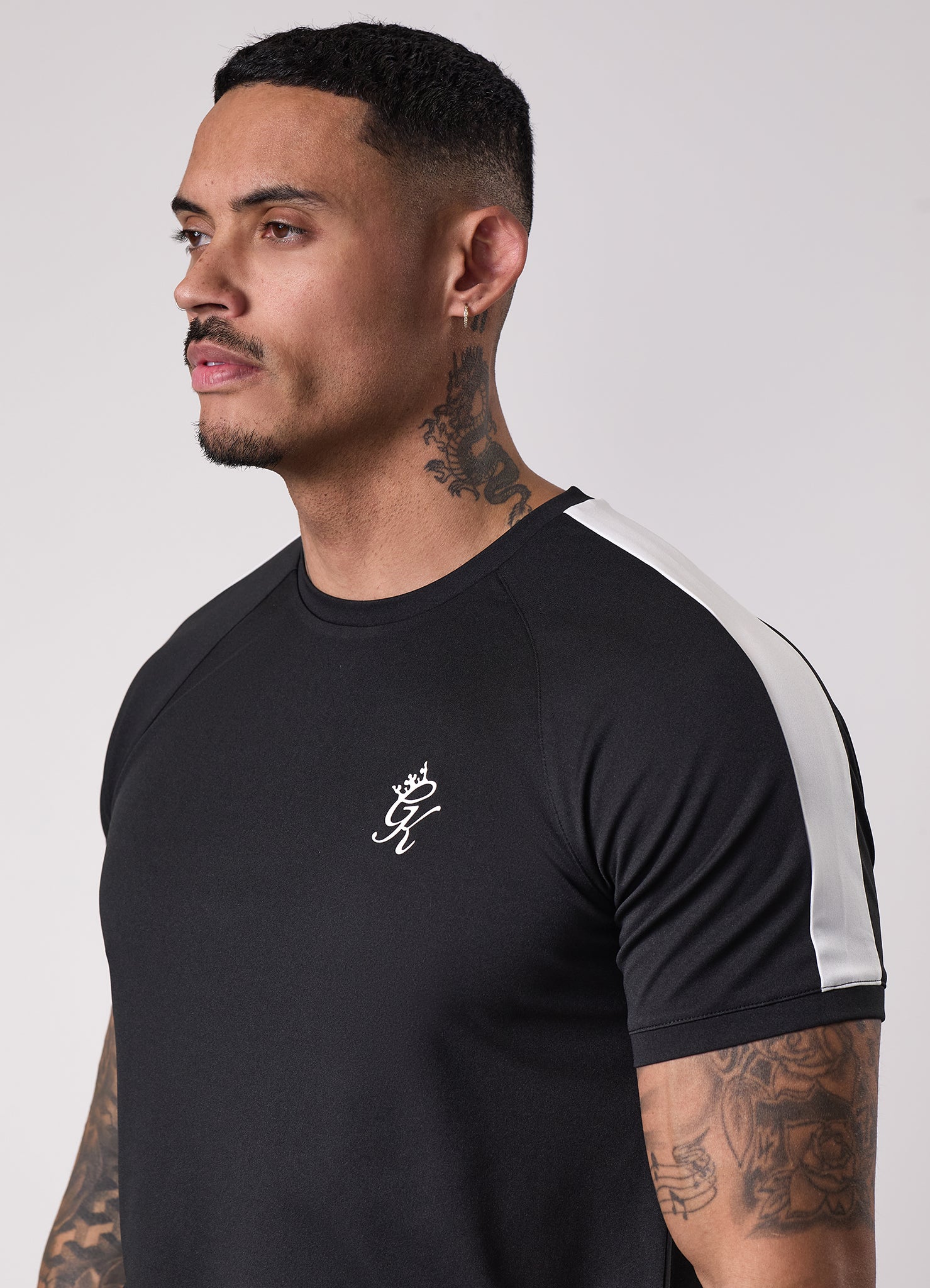 Gym King Core Plus Poly Tee - Black