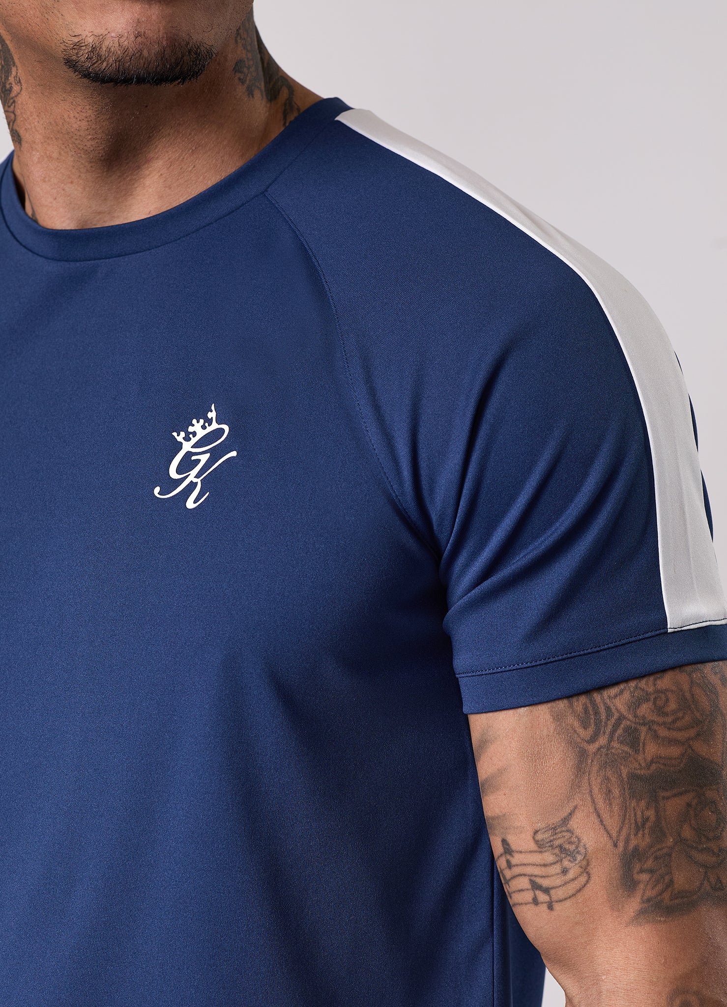 Gym King Core Plus Poly Tee - Moonlight Blue