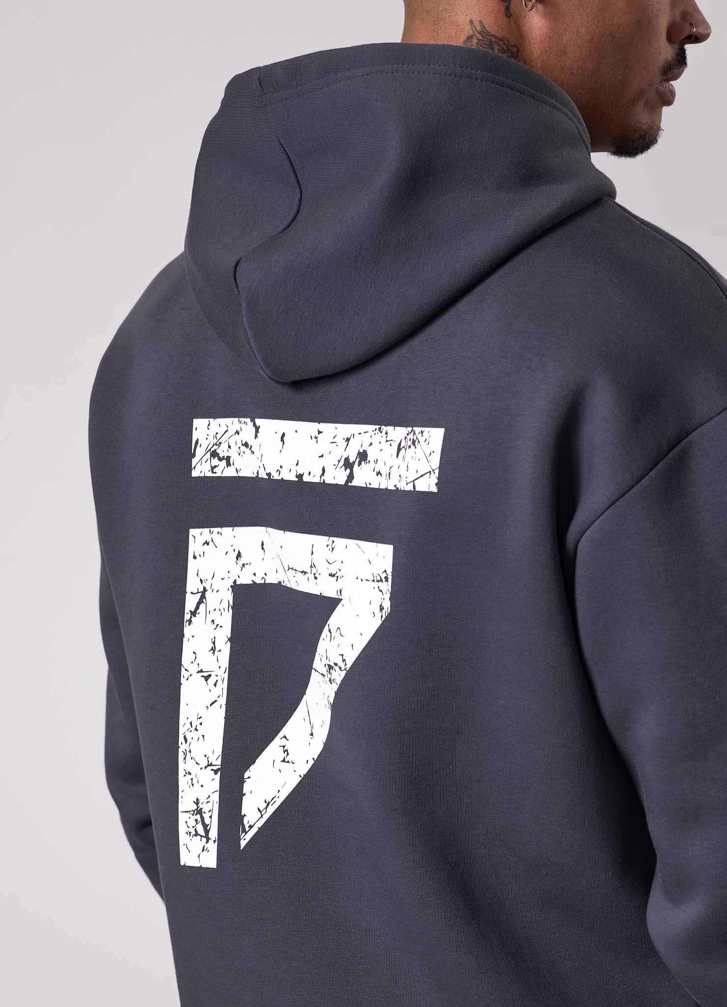 Gym King Fight Division Hood - Graphite
