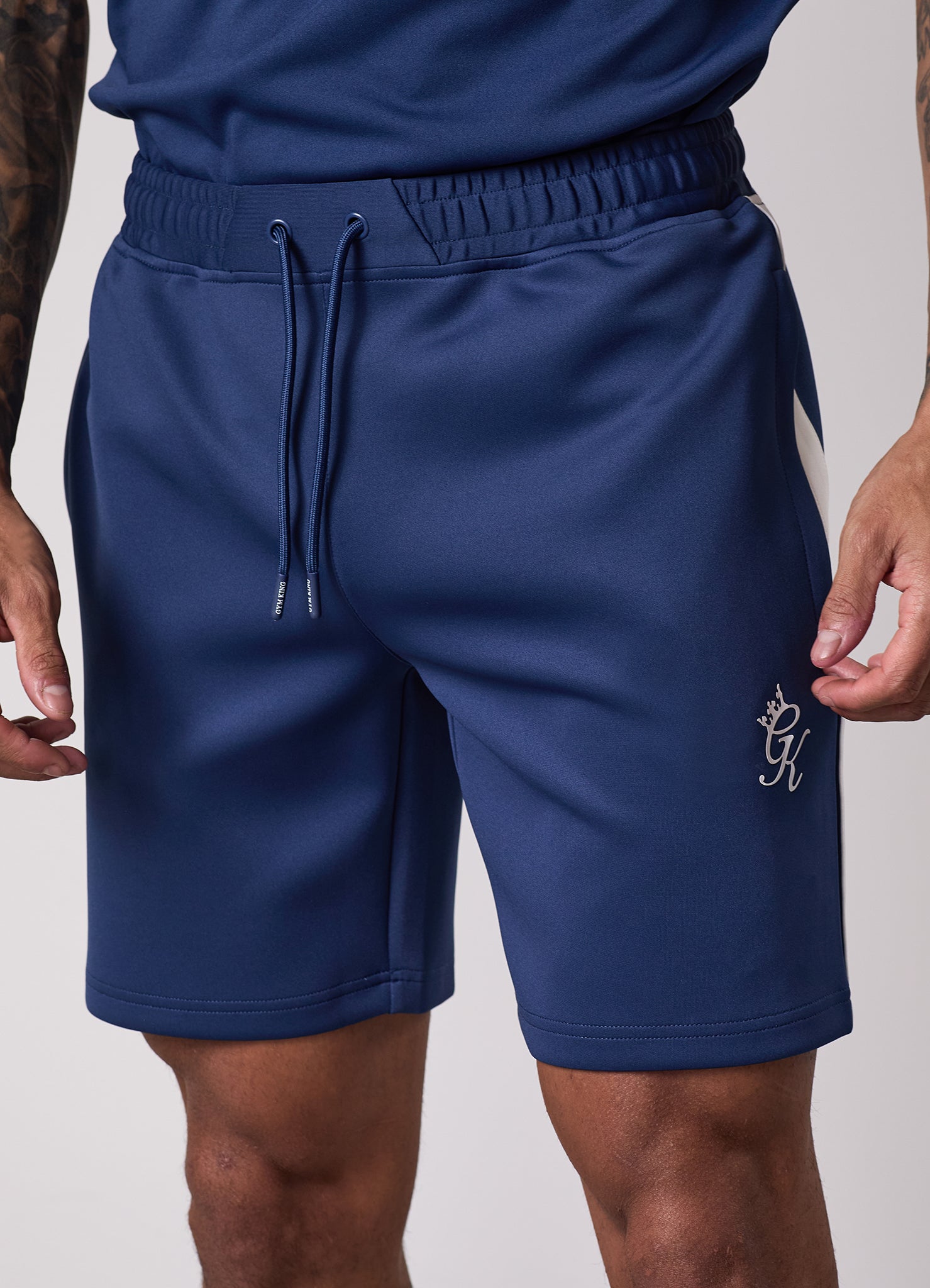 Gym King Core Plus Poly Short - Moonlight Blue