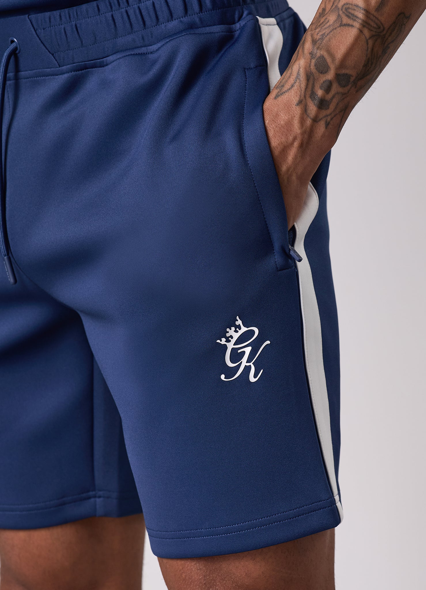 Gym King Core Plus Poly Short - Moonlight Blue