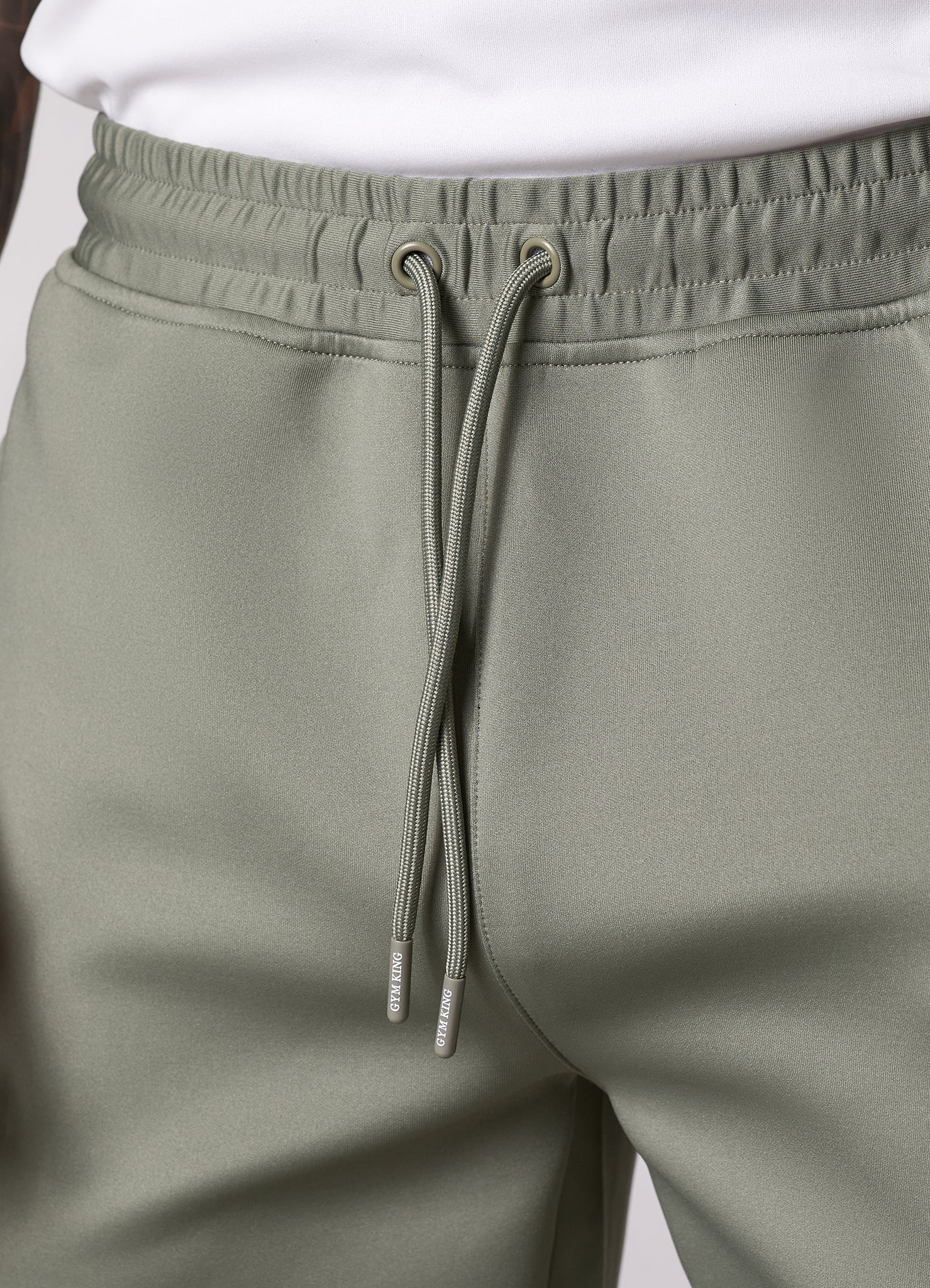 Gym King Core Plus Poly 2.0 Short - Soft Khaki