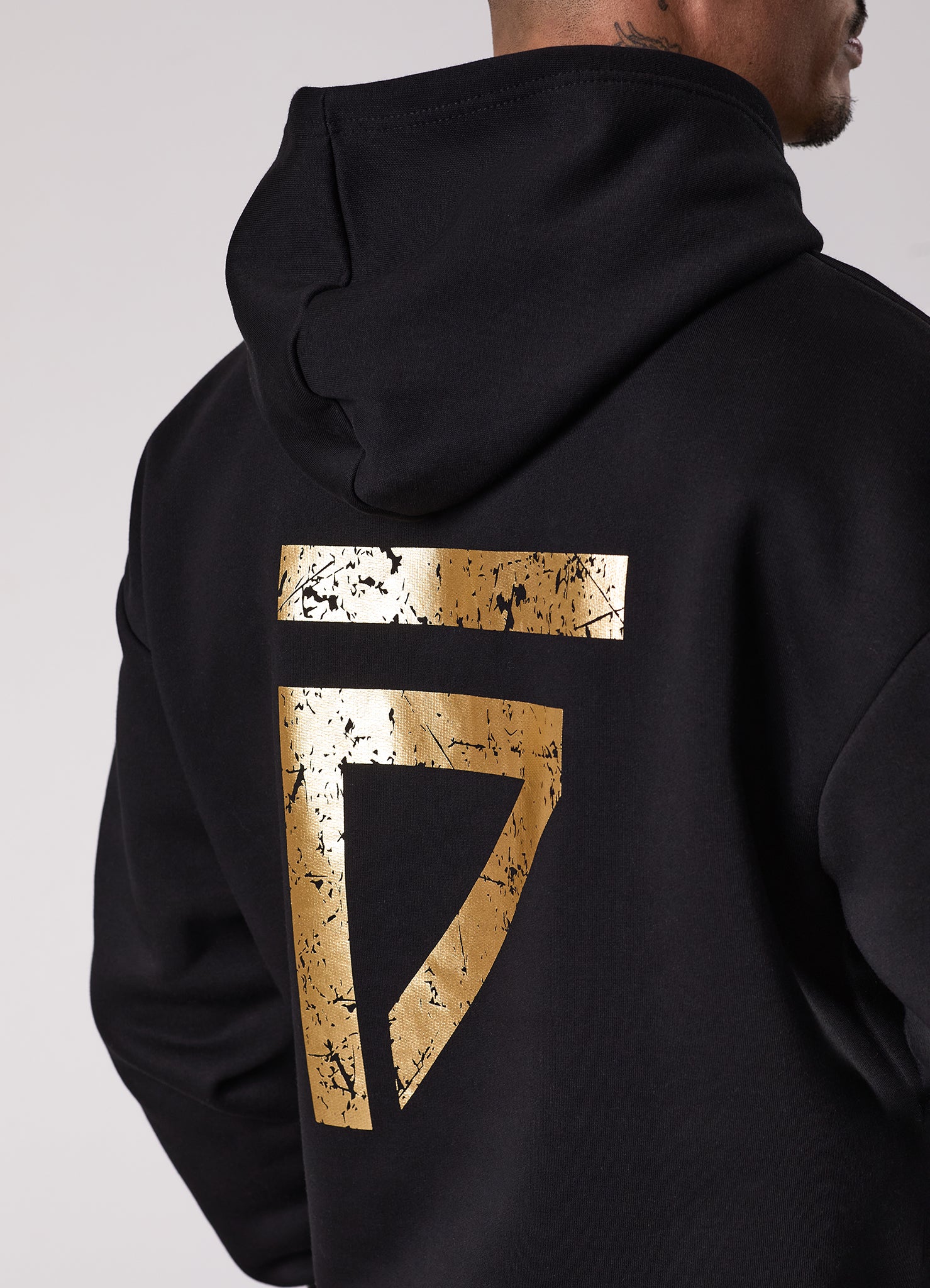 Gym King Fight Division Hood Tracksuit - Black