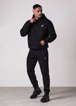 Gym King Fight Division Hood Tracksuit - Black