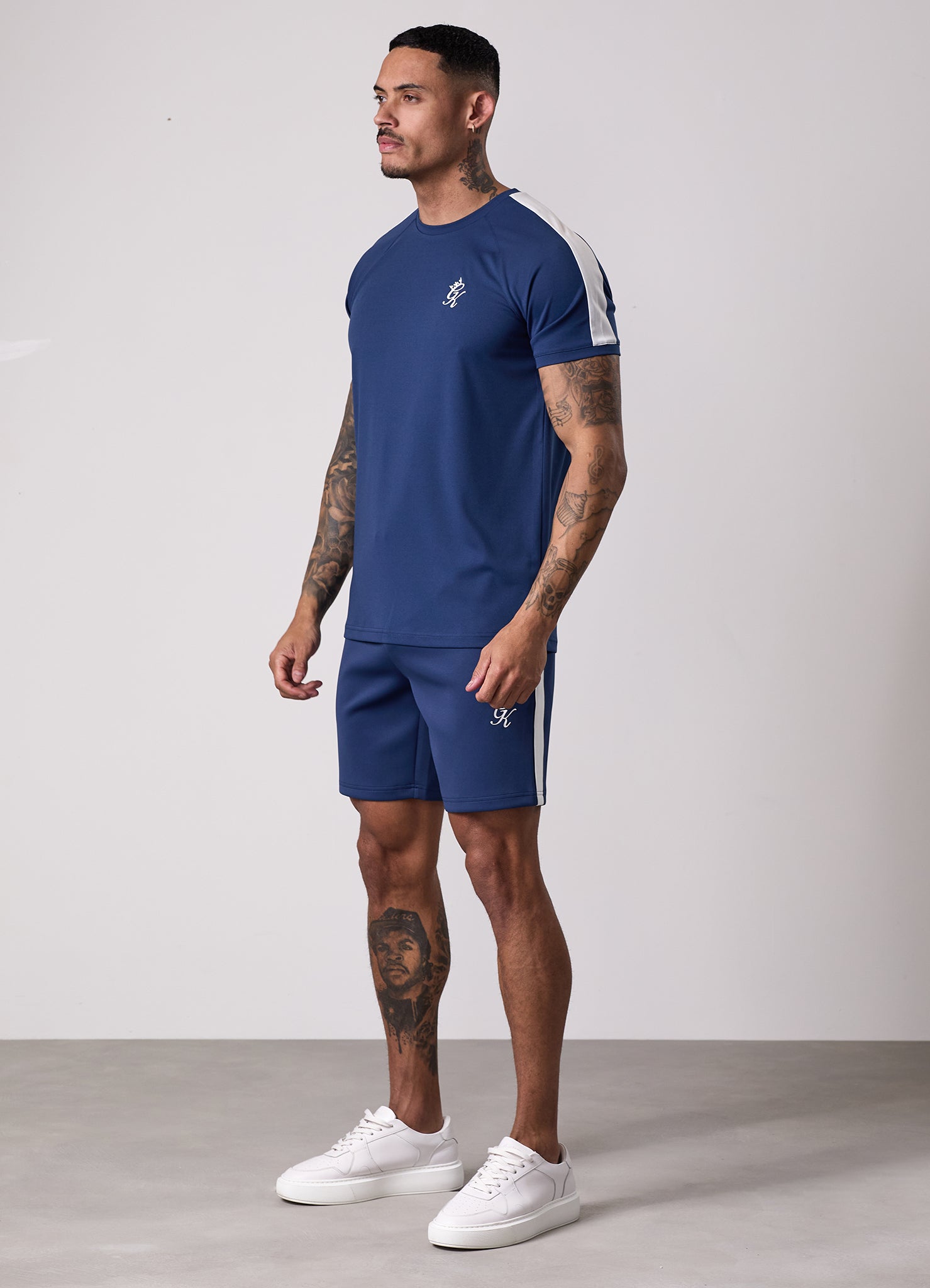 Gym King Core Plus Poly Short - Moonlight Blue
