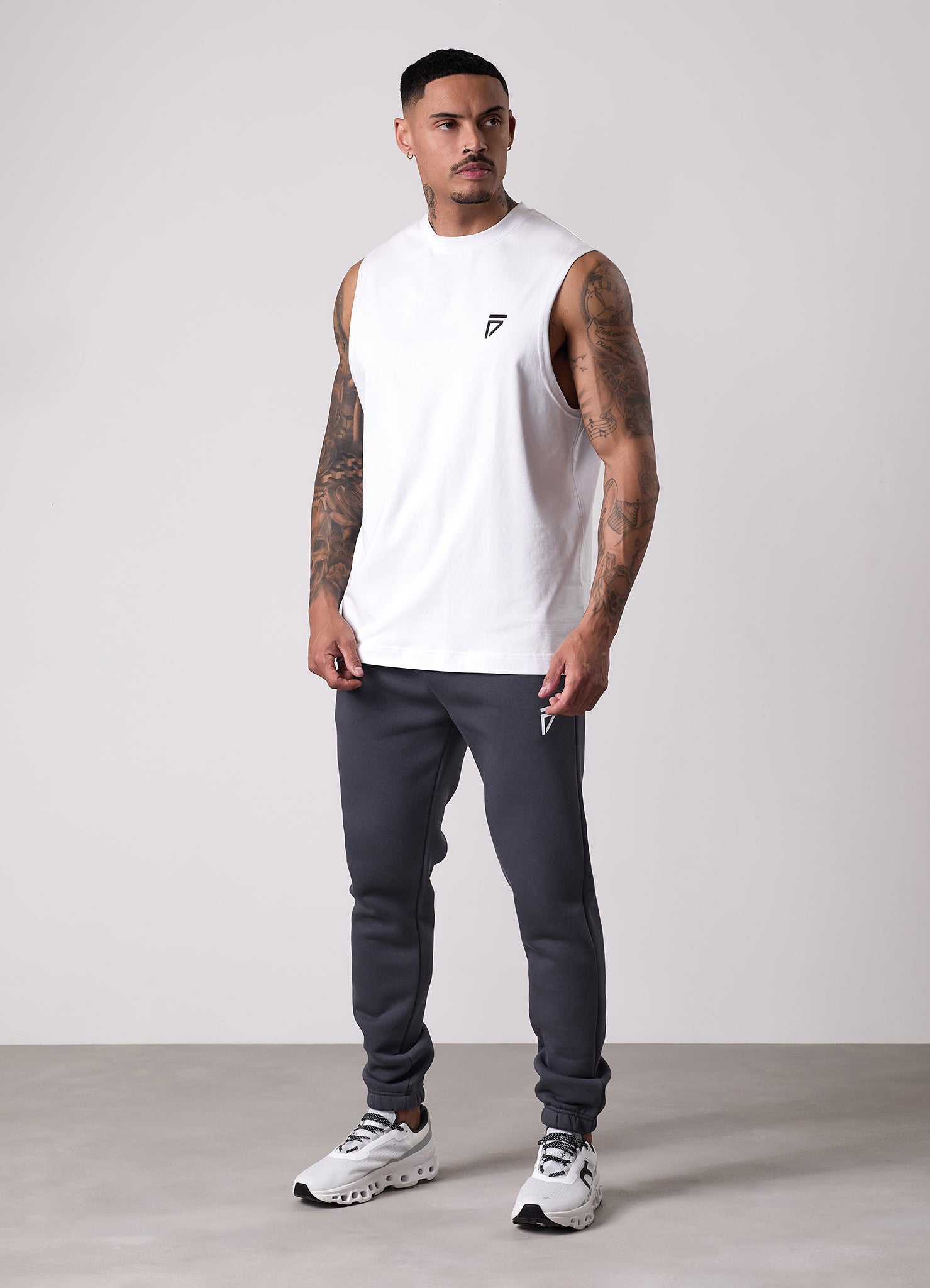 Gym King Fight Division Tank - White