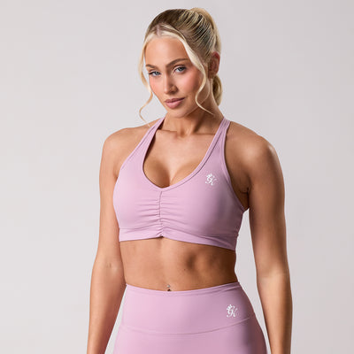 Gym King 365 Scrunch Bra - Dusky Mauve