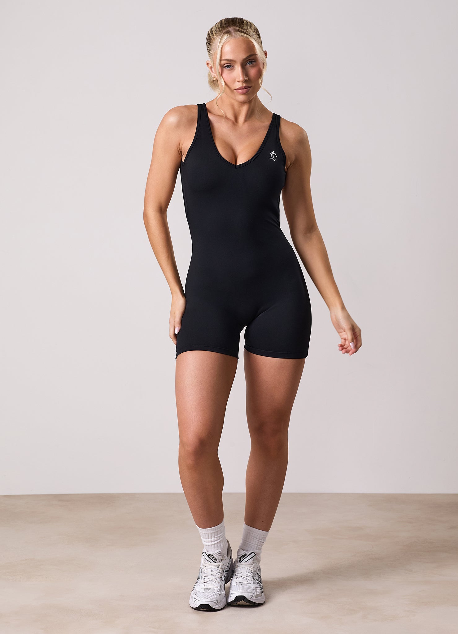 Gym King 365 Cross-back Unitard - Black