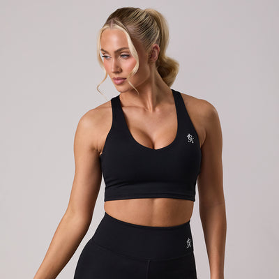 Gym King 365 V-Neck Tank - Black