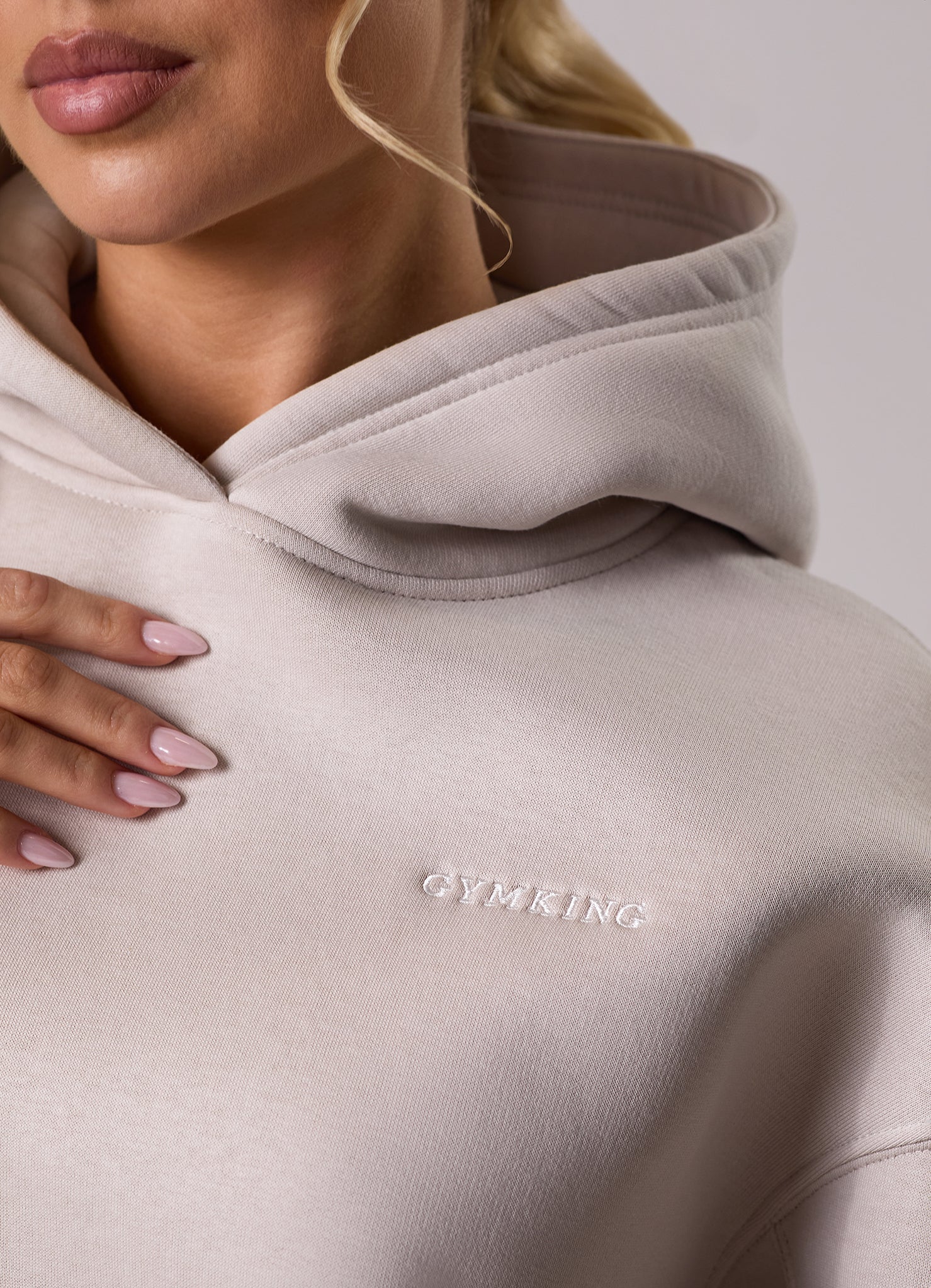 Gym King 365 Relaxed Fit Hood - Pebble